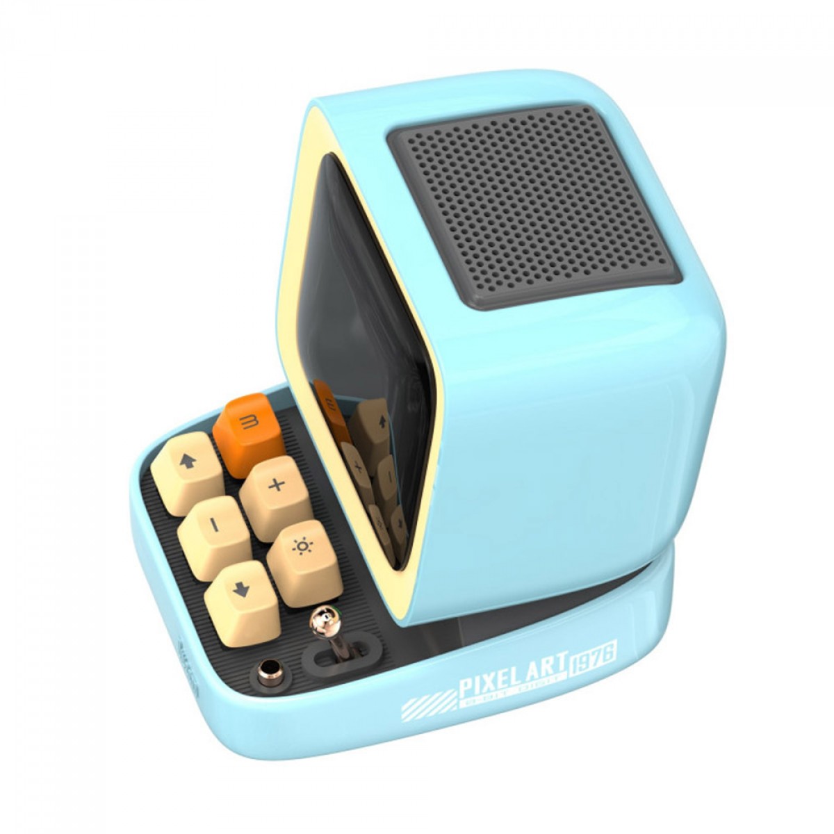 Caixa de Som Divoom Ditoo Pro, Pixel Art, Game Retro, Bluetooth, Blue, 90100058206