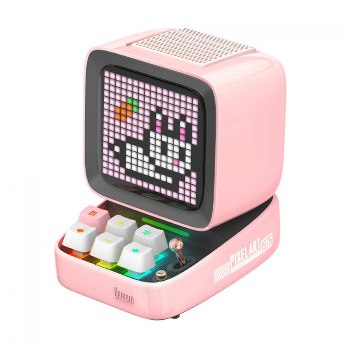 Caixa de Som Divoom Ditoo Pro, Pixel Art, Game Retro, Bluetooth, Pink, 90100058207