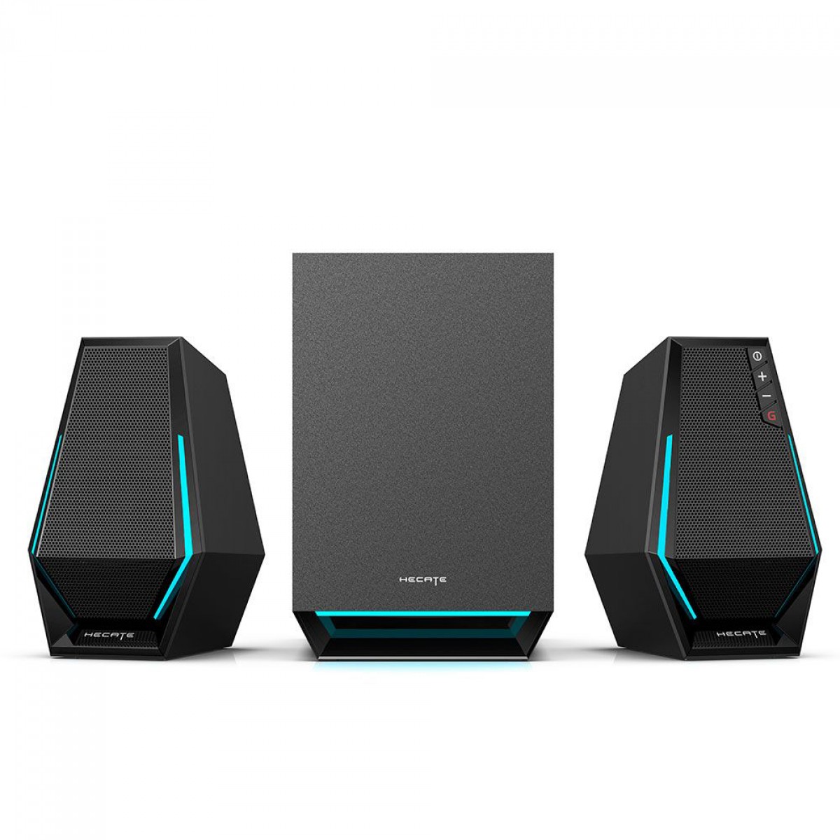 Caixa de Som Gamer Edifier Hecate G1500 MAX, RGB, 30W RMS, Bluetooth, Type-C e 3.5mm, Preto