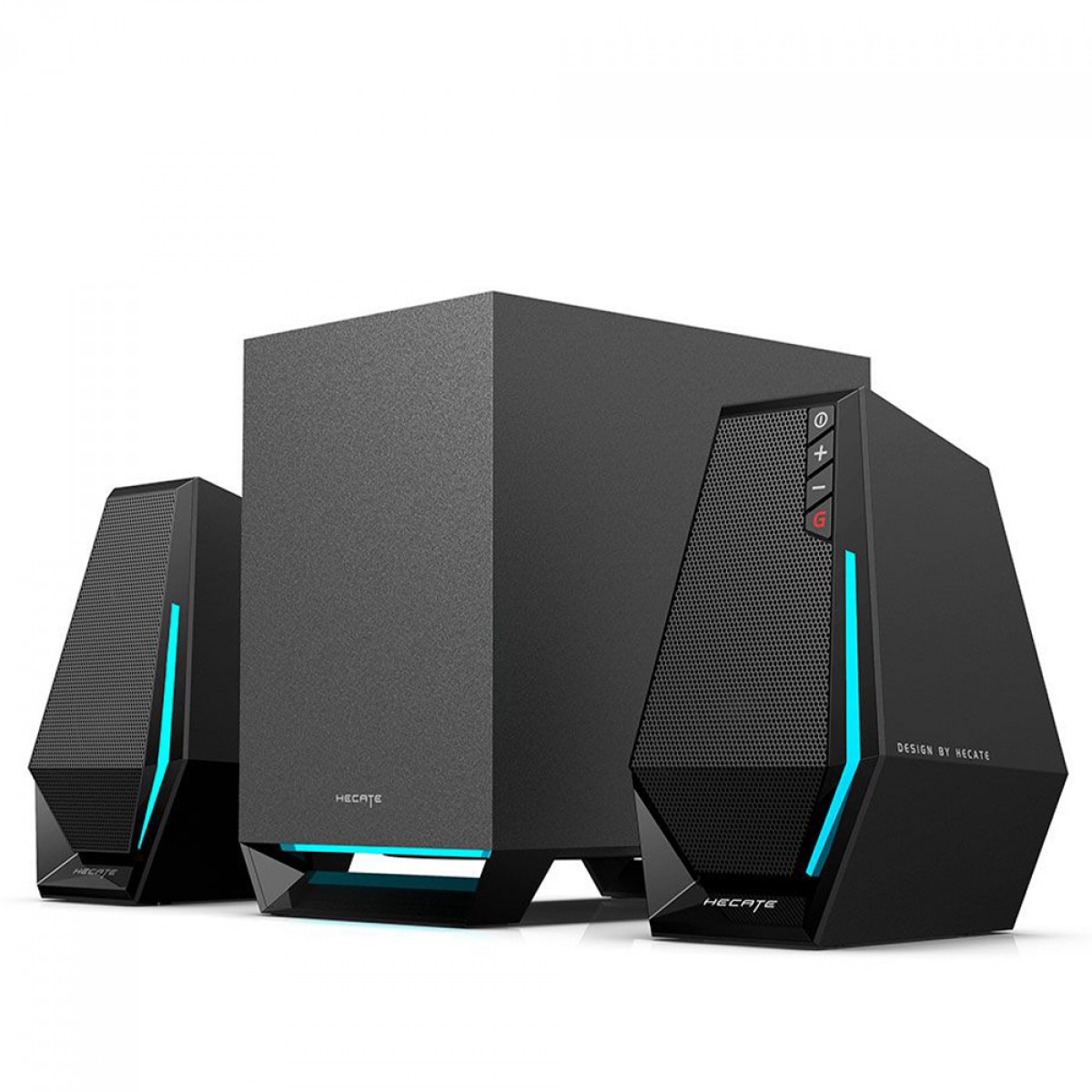 Caixa de Som Gamer Edifier Hecate G1500 MAX, RGB, 30W RMS, Bluetooth, Type-C e 3.5mm, Preto