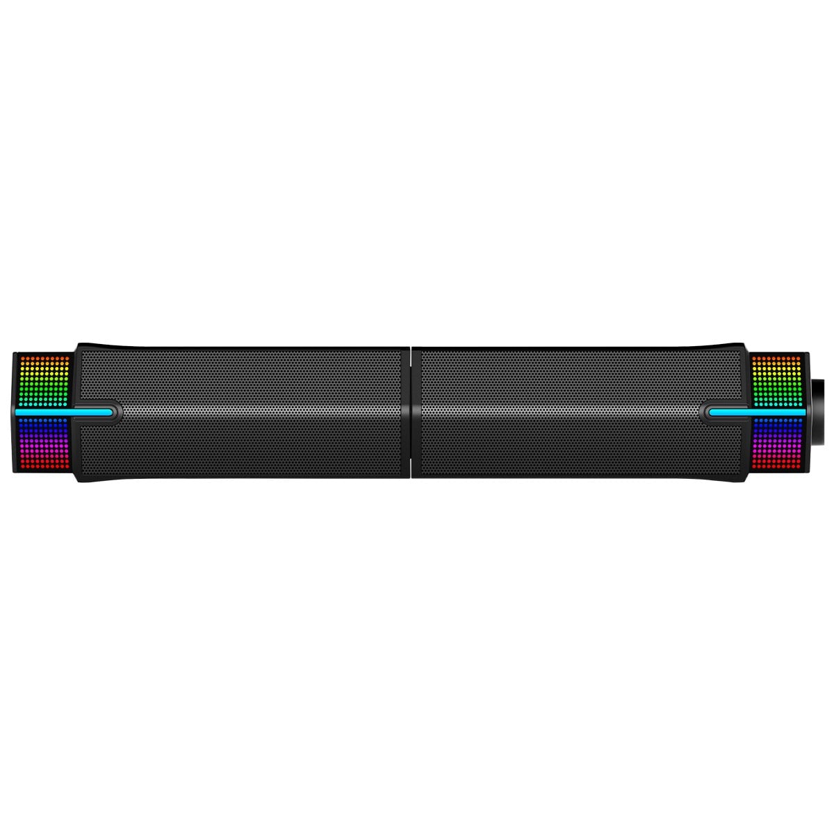 Caixa De Som Gamer Rise Mode Laser S2, Rainbow, Bluetooth/3.5mm, 2x5W, Preto, RM-SPL-02-RGB