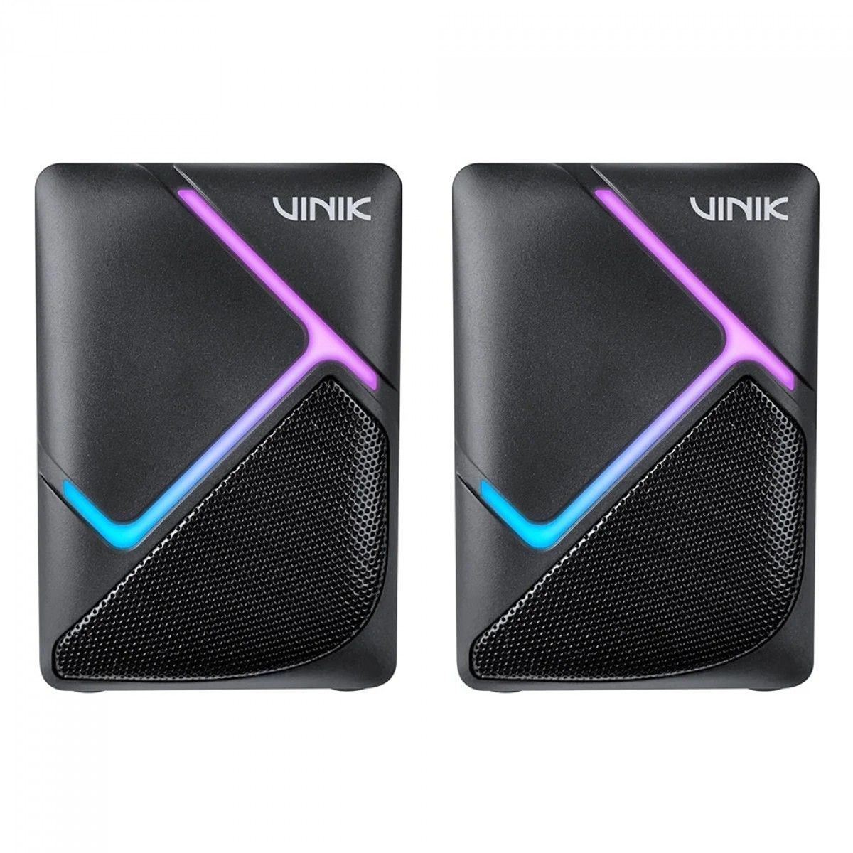Caixa De Som Gamer Vinik Constelation, Rainbow, USB, 3.5mm, 2x3W, Preto, VSPKG6WCTL