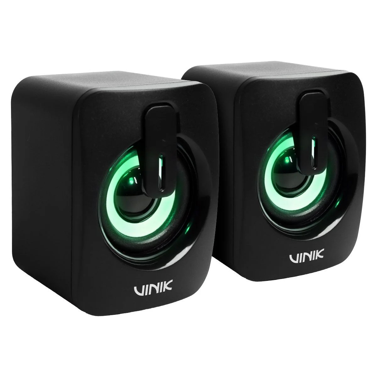 Caixa De Som Gamer Vinik Galaxy, LED Rainbow, USB, 6W, Preto, VSPKG6WGL