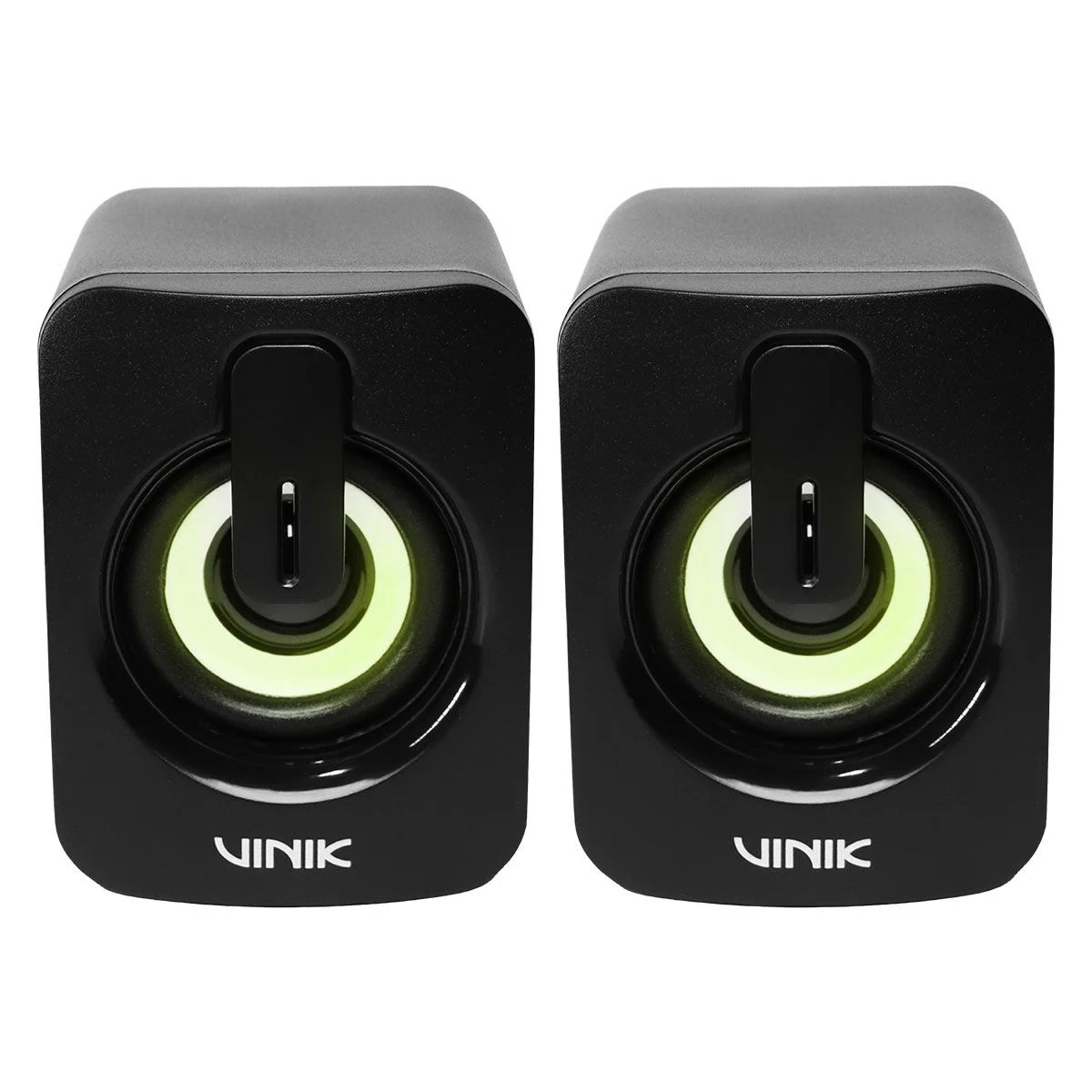 Caixa De Som Gamer Vinik Galaxy, LED Rainbow, USB, 6W, Preto, VSPKG6WGL