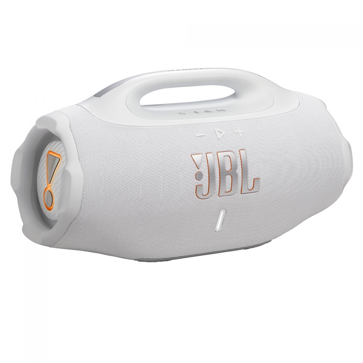 Caixa De Som JBL Boombox 4, Bluetooth, AI Sound Boost, Branca, JBLBOOMBOX4WHTBR