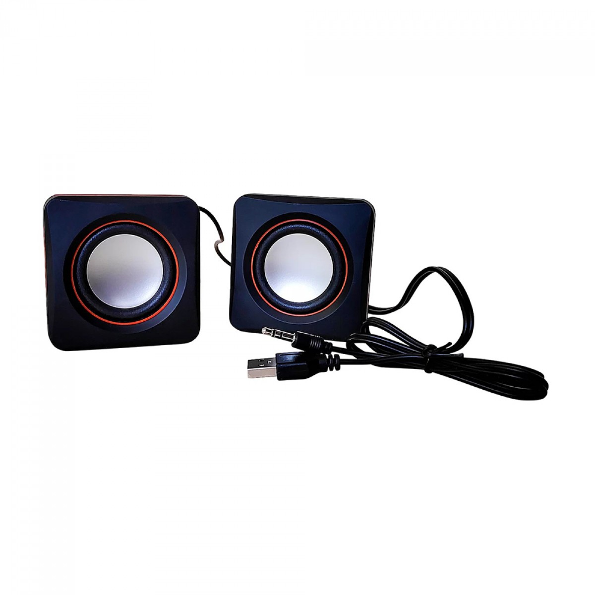 Caixa de Som Teccon, P2/USB, Preto, TC0074
