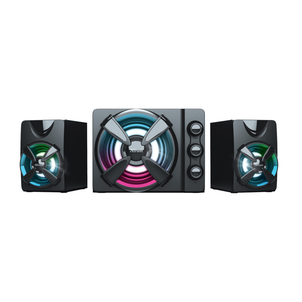 Caixa de Som Trust Ziva, RGB, 2.1, 11RMS, 22W, T23644
