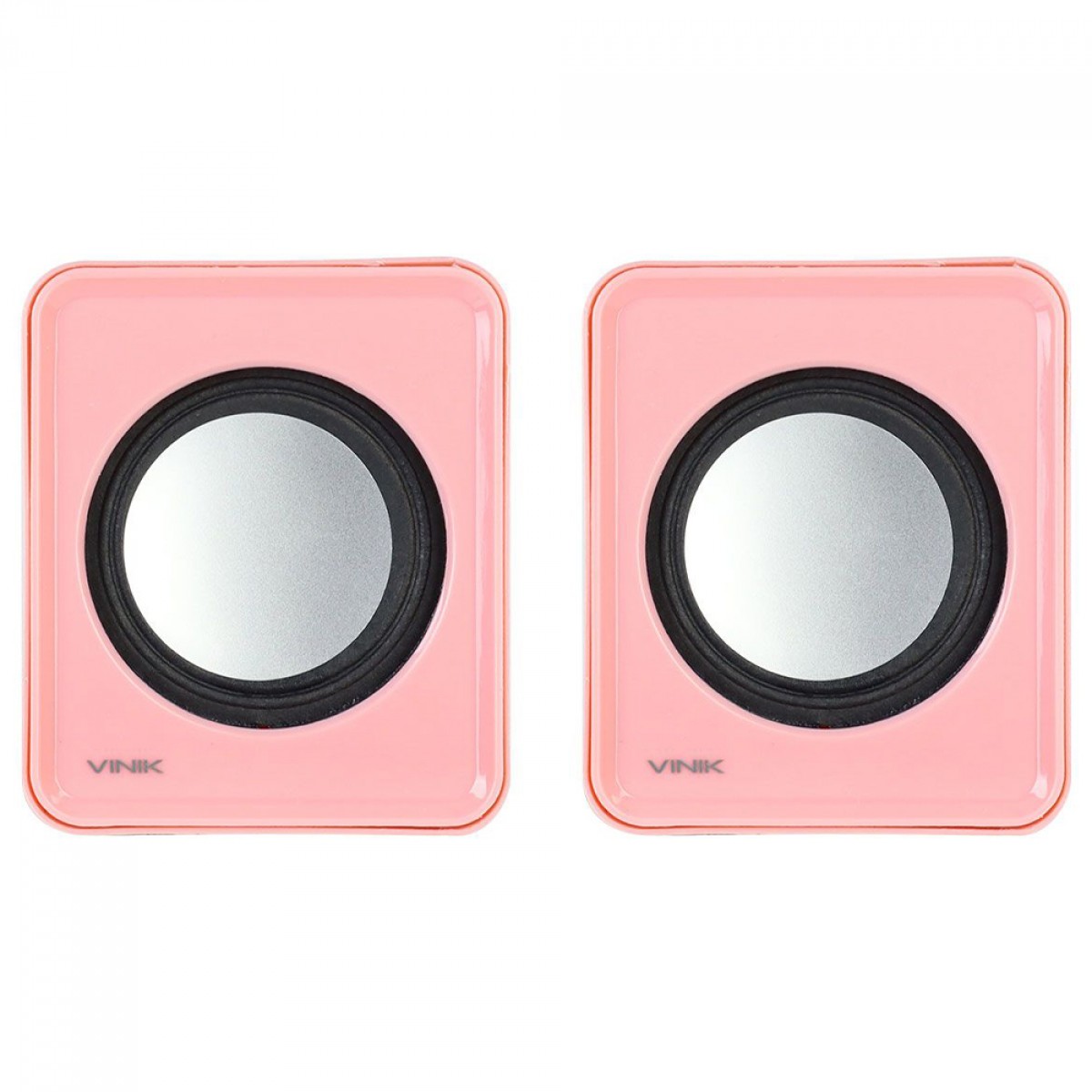 Caixa De Som Vinik, USB, 3.5mm, 2x1W, Rosa, VS-01R