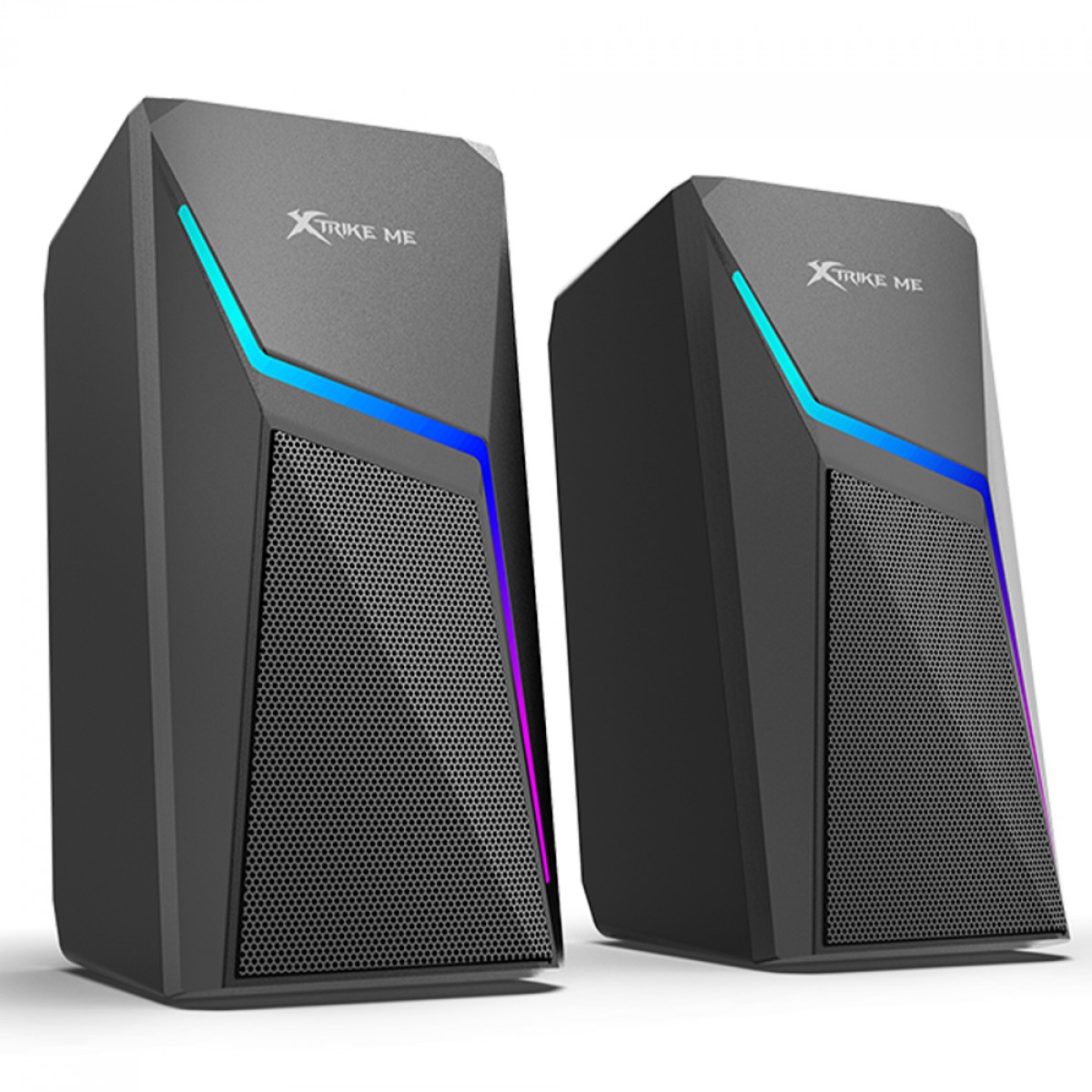 Caixa de Som Xtrike Me SK-503, RGB, 2x3W, P2/USB, Preto