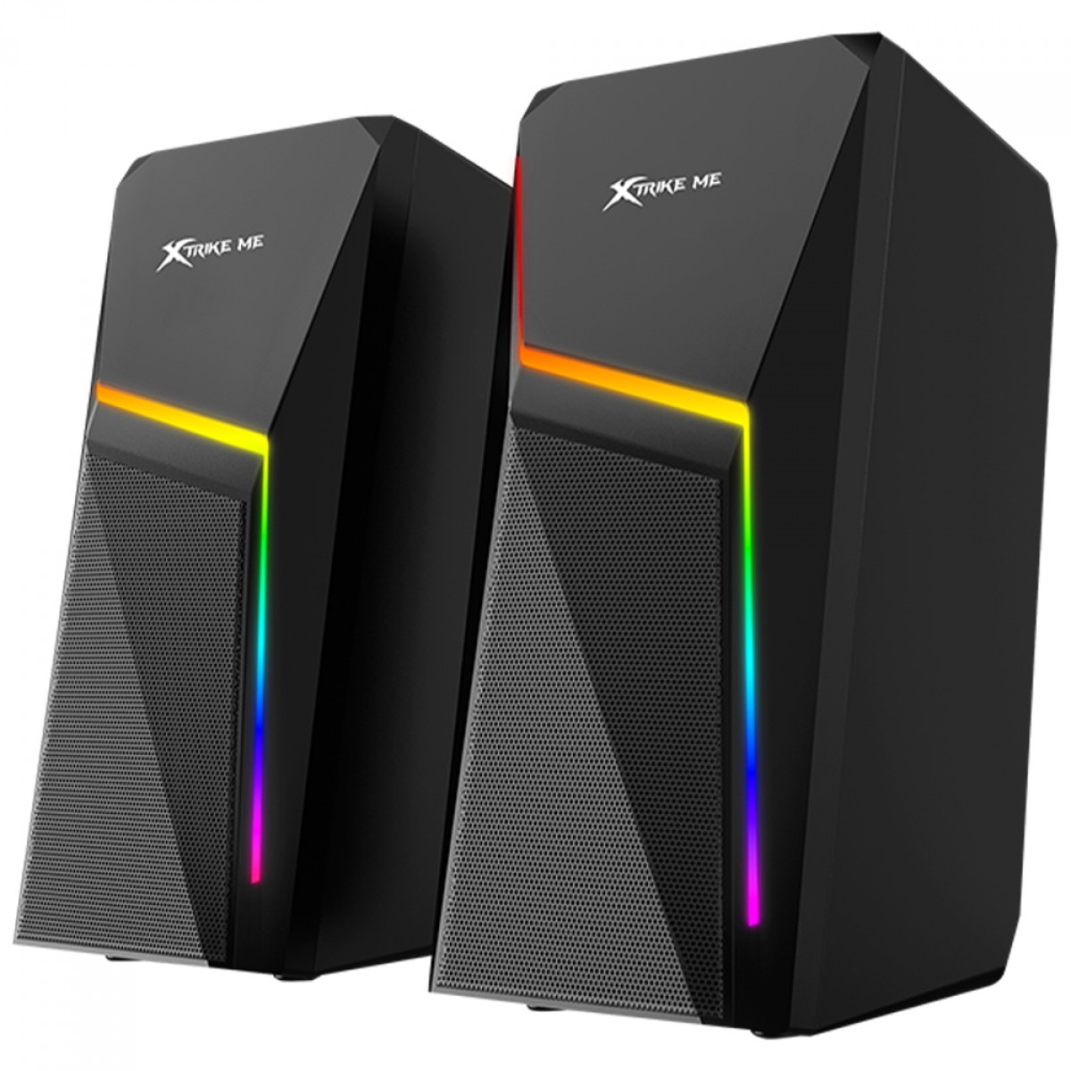 Caixa de Som Xtrike Me SK-503, RGB, 2x3W, P2/USB, Preto
