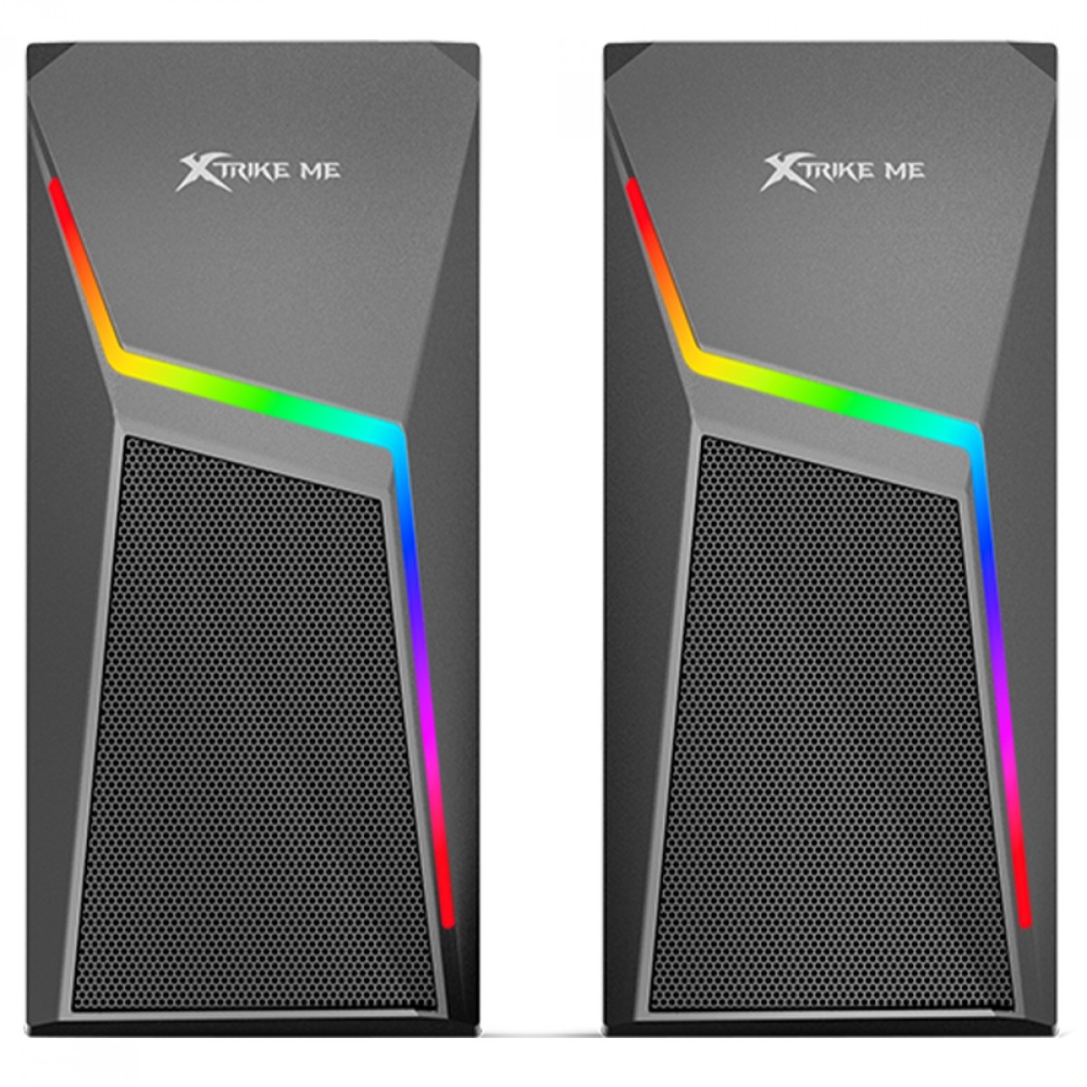 Caixa de Som Xtrike Me SK-503, RGB, 2x3W, P2/USB, Preto