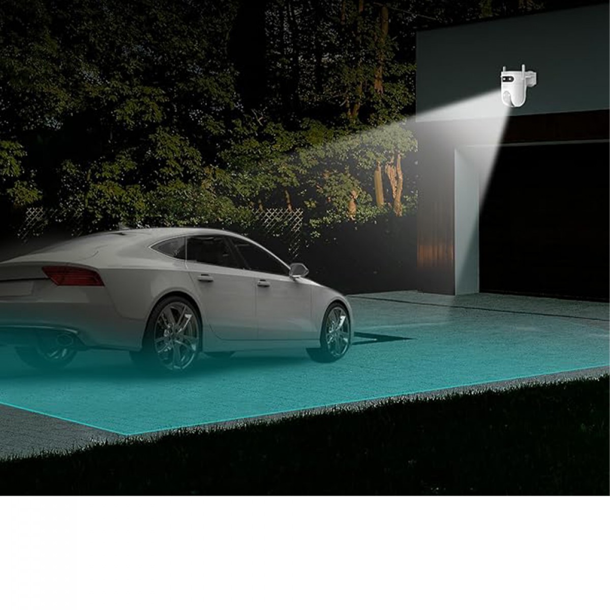 Câmera de Segurança EZVIZ H9C Dual, 3K, WIFI, 360º, Branco, CS-H9C-R100-8G55WKFL