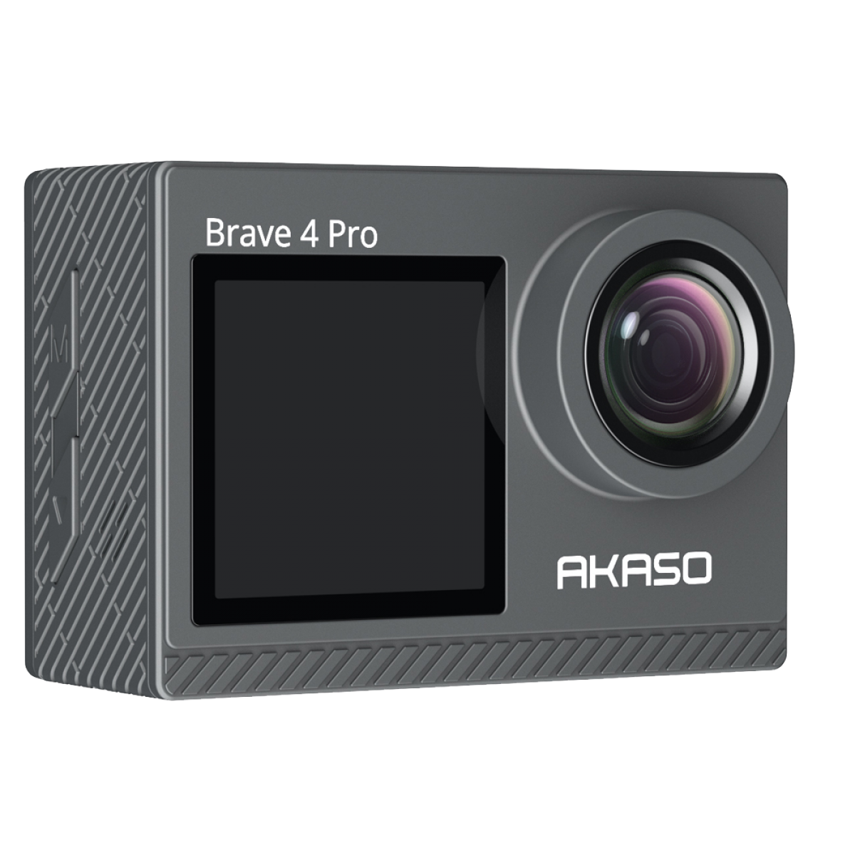 Câmera Esportiva Akaso BRAVE 4PRO, 4K / 30FPS, À prova d'água, Touch Screen, Dual Screen, IPS, Black