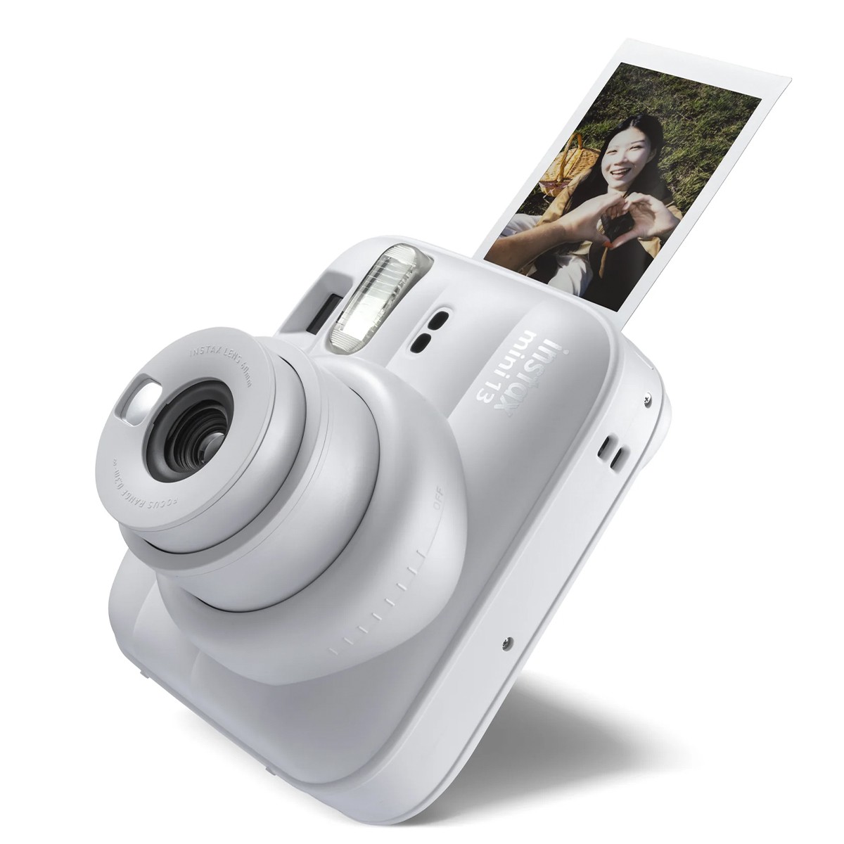 Câmera Instantânea Fujifilm Instax Mini 13 Clay White, Analógica, Branco
