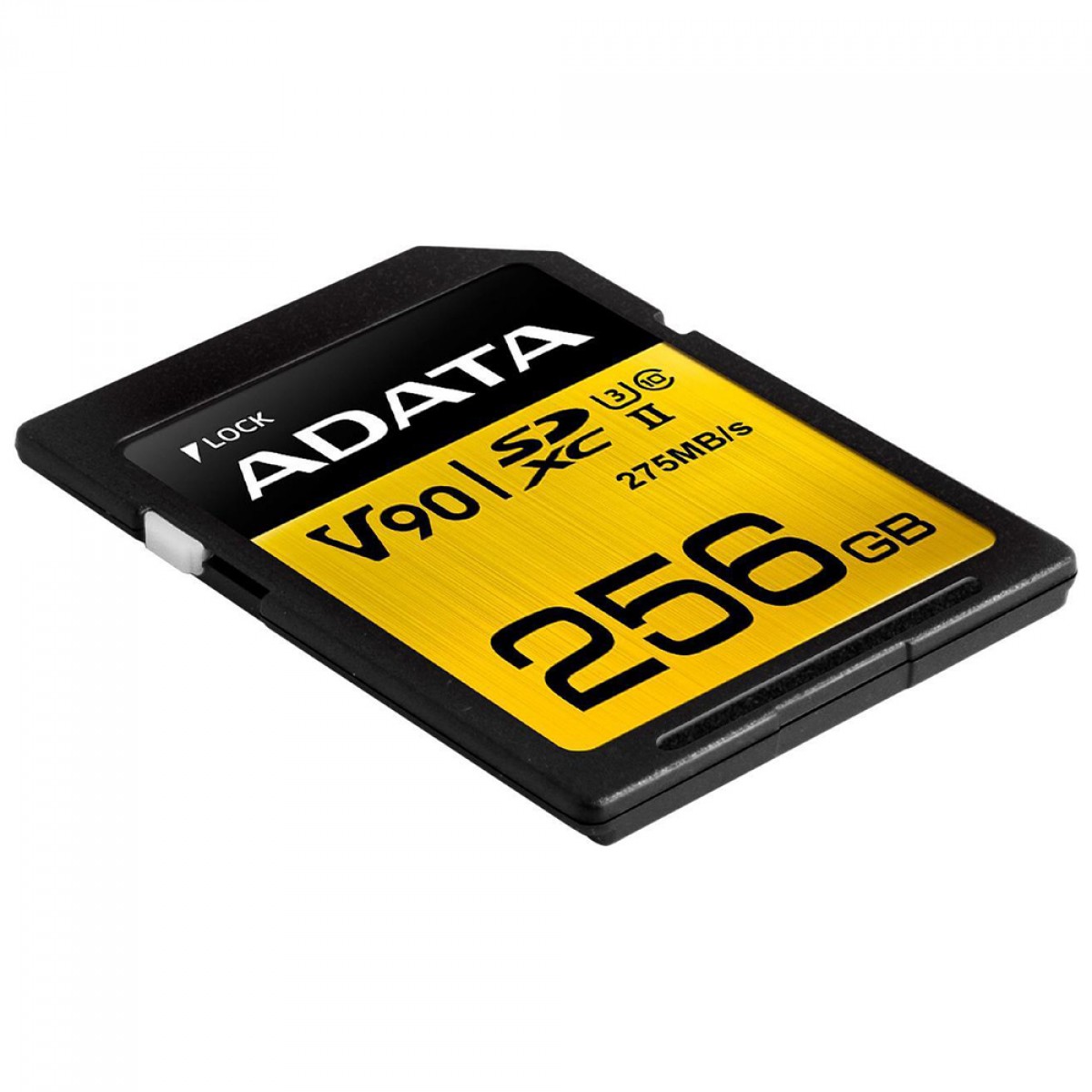 Cartão De Memória Adata Premier One SDXC UHS-II, 256GB, Classe 10, ASDX256GUII3CL10-C