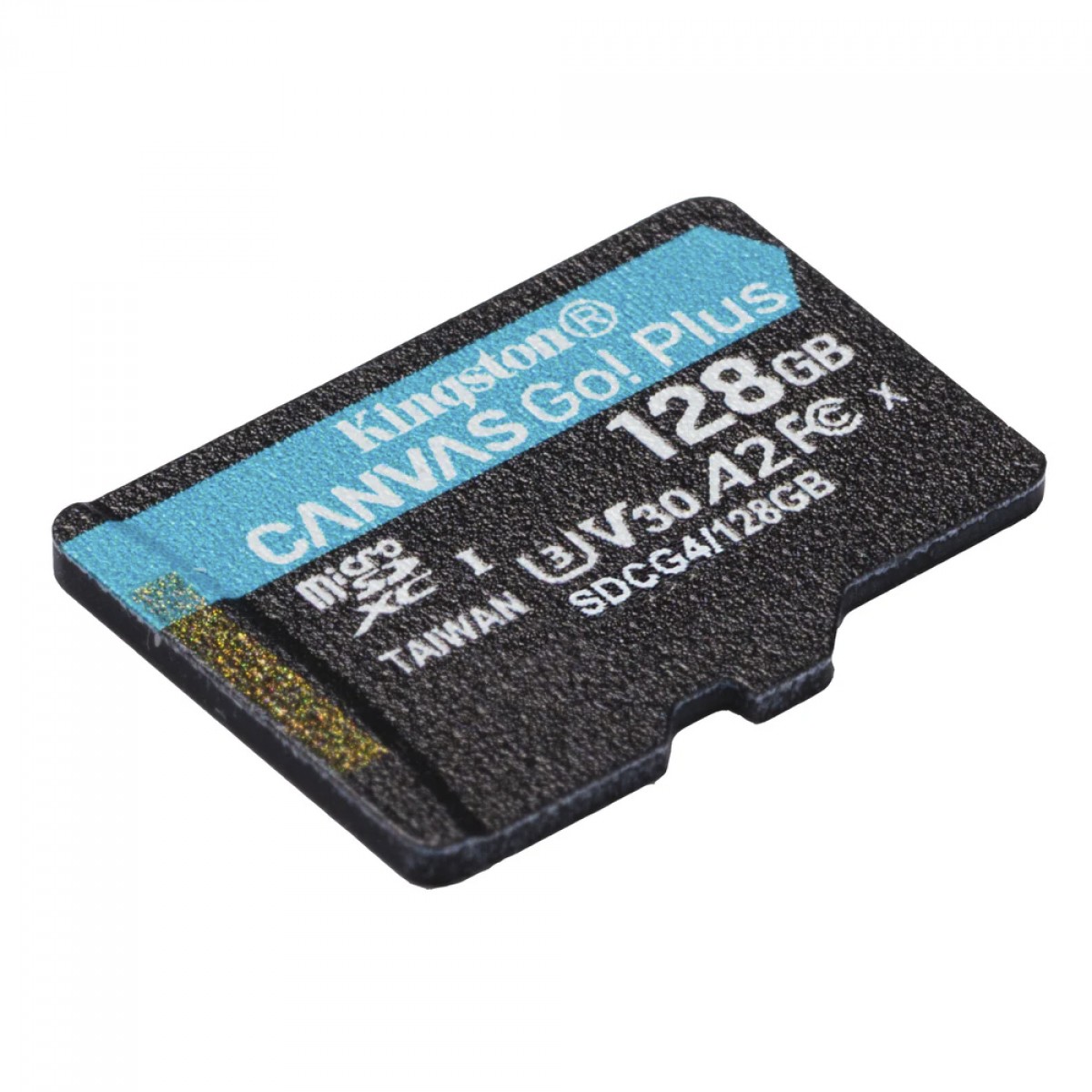 Cartão de Memória Kingston Canvas Go Plus, MicroSD 128GB, Classe 10, Com Adaptador, SDCG4/128GB