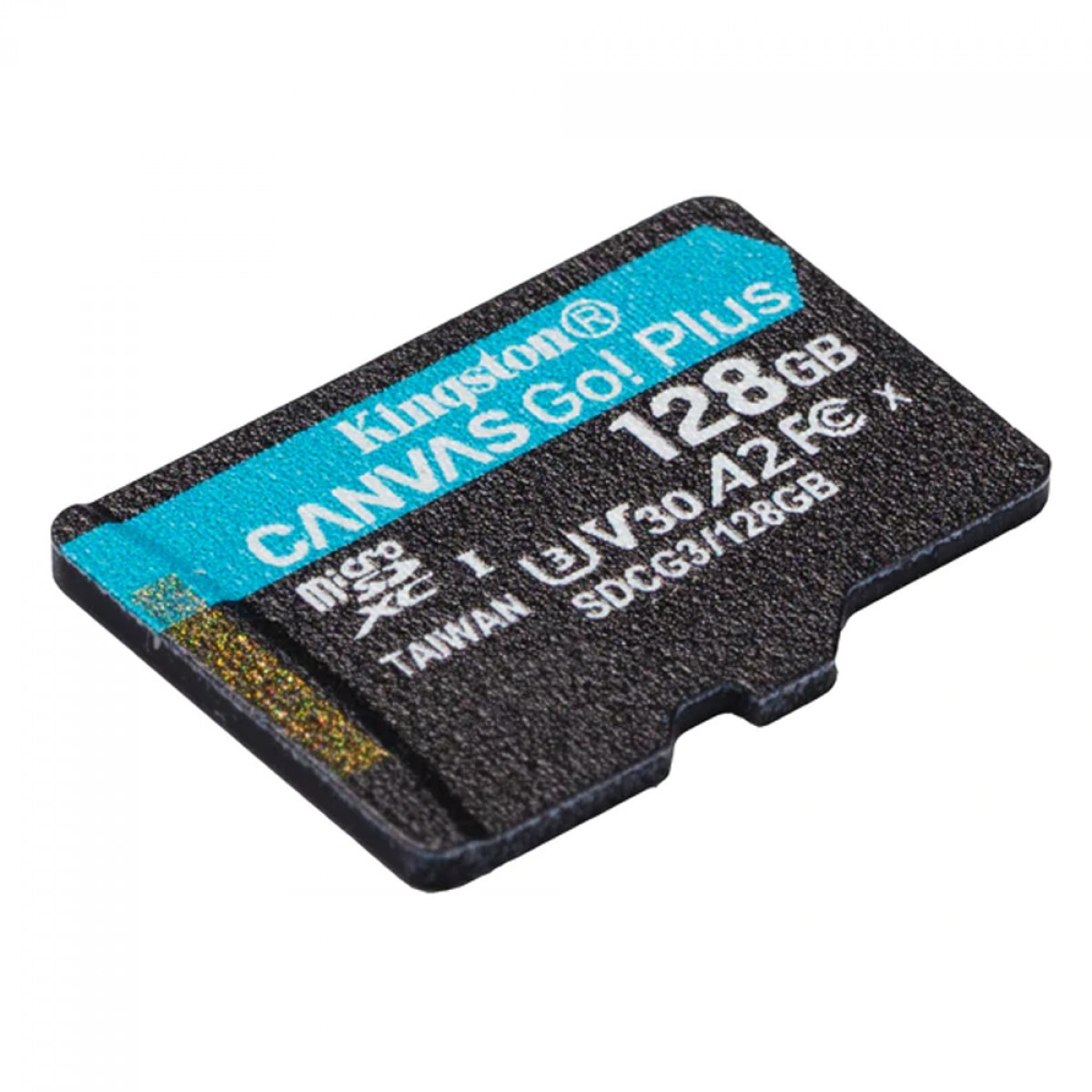 Cartão de Memória Kingston Canvas Go Plus, MicroSD 128GB, Com Adaptador, SDCG3/128GB