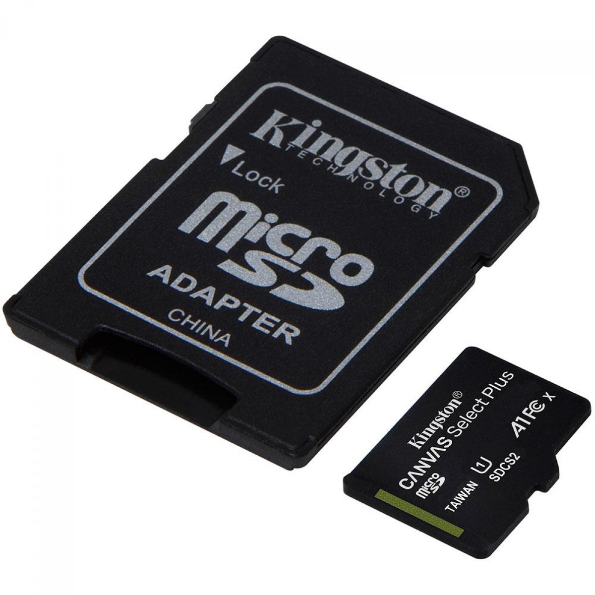 Cartão de Memória Kingston Canvas Select Plus, Micro SDHC 16GB, V10, SDCS2/16GB - COM ADAPTADOR