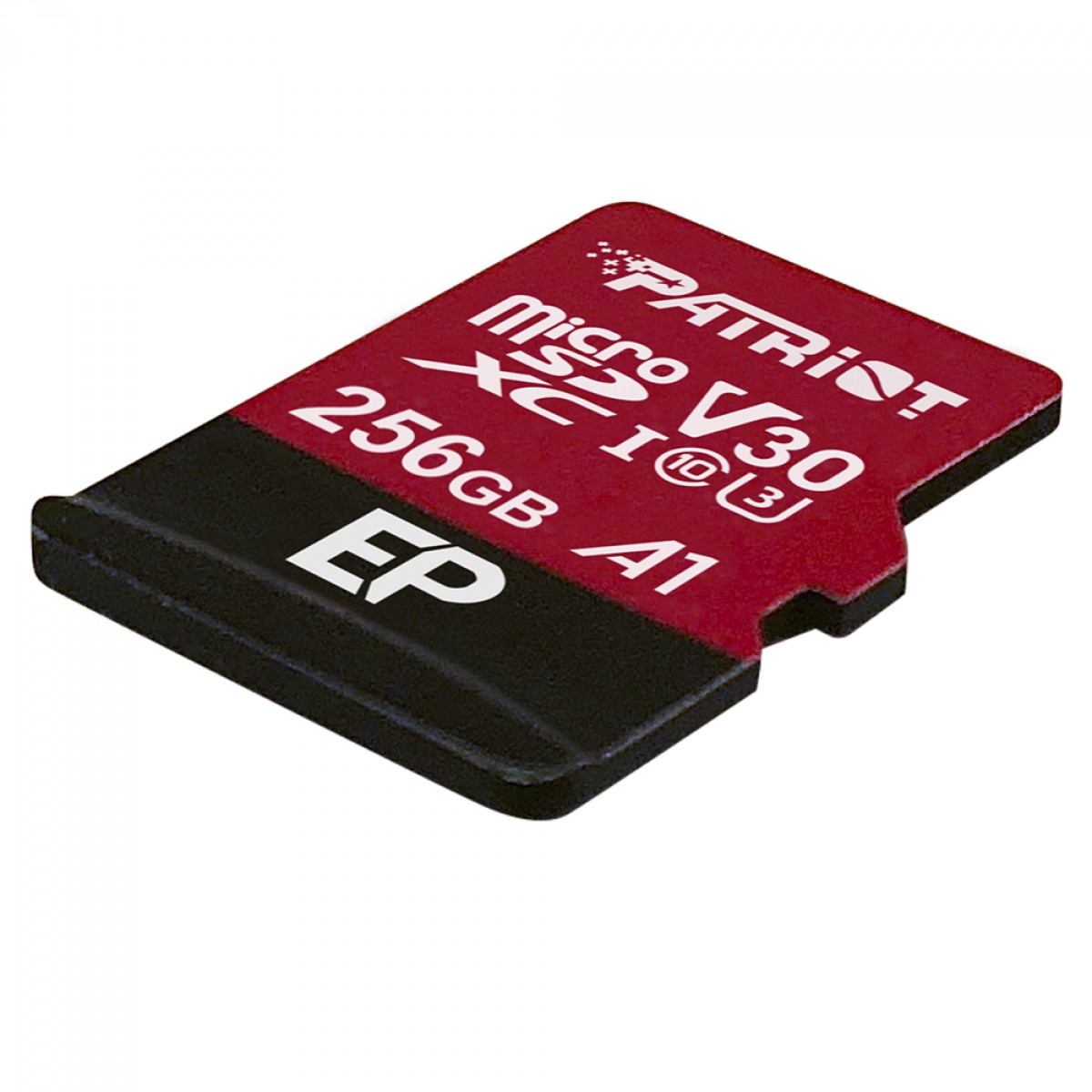 Cartão De Memória Patriot EP Series MicroSDXC, 256GB, UHS-1, V30 A1, Com Adaptador, PEF256GEP31MCX