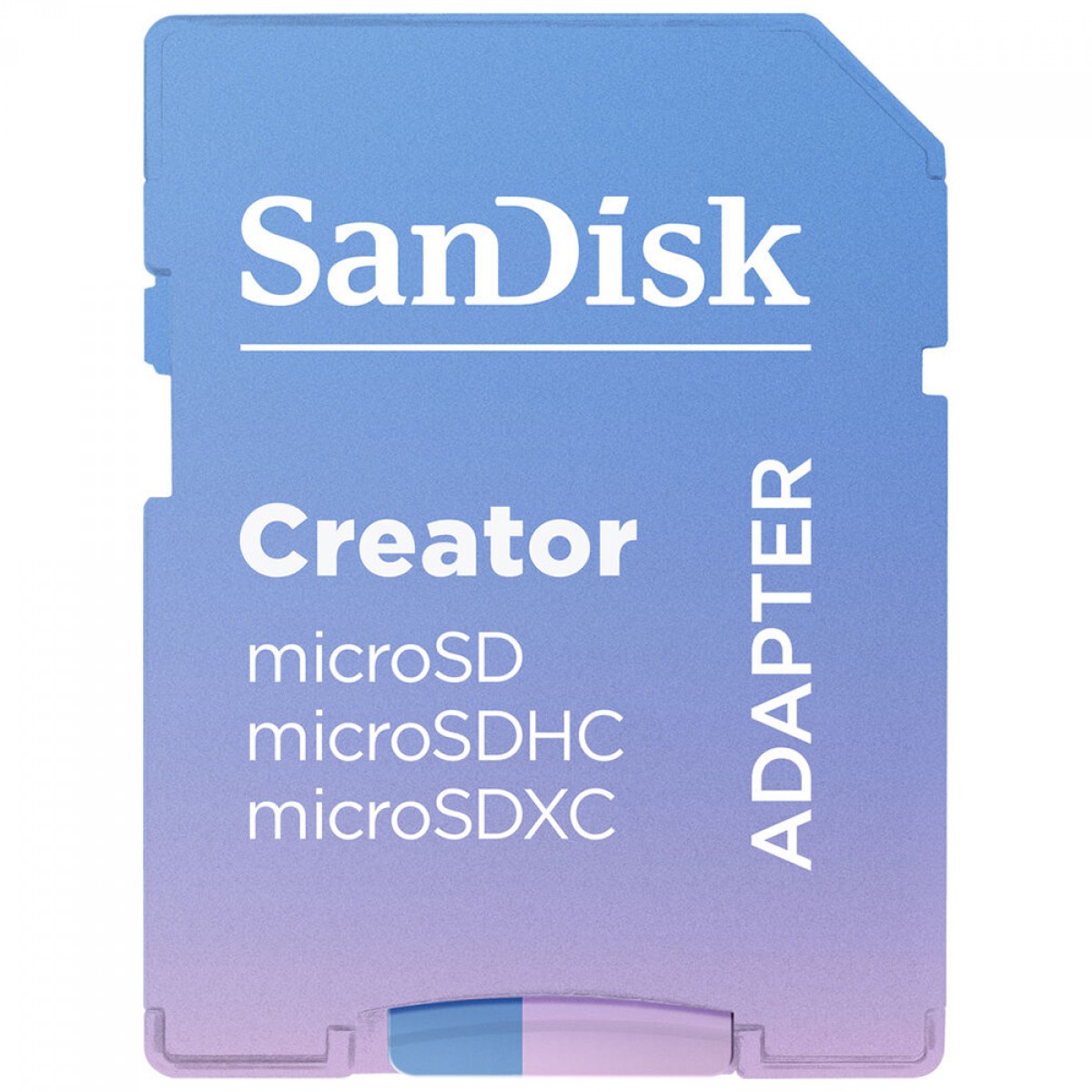 Cartão De Memória SanDisk Creator microSDXC UHS-I, 128GB, 190MBs, Com Adaptador, SDSQXAA-128G-GN6MS