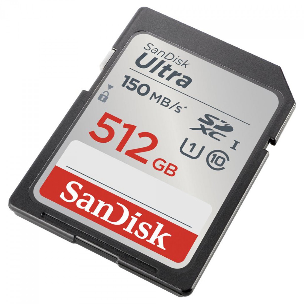 Cartão de Memória SanDisk Ultra, UHS-I e SDXC, 512GB, 150MBs, Class 10, SDSDUNC-512G-GN6IN