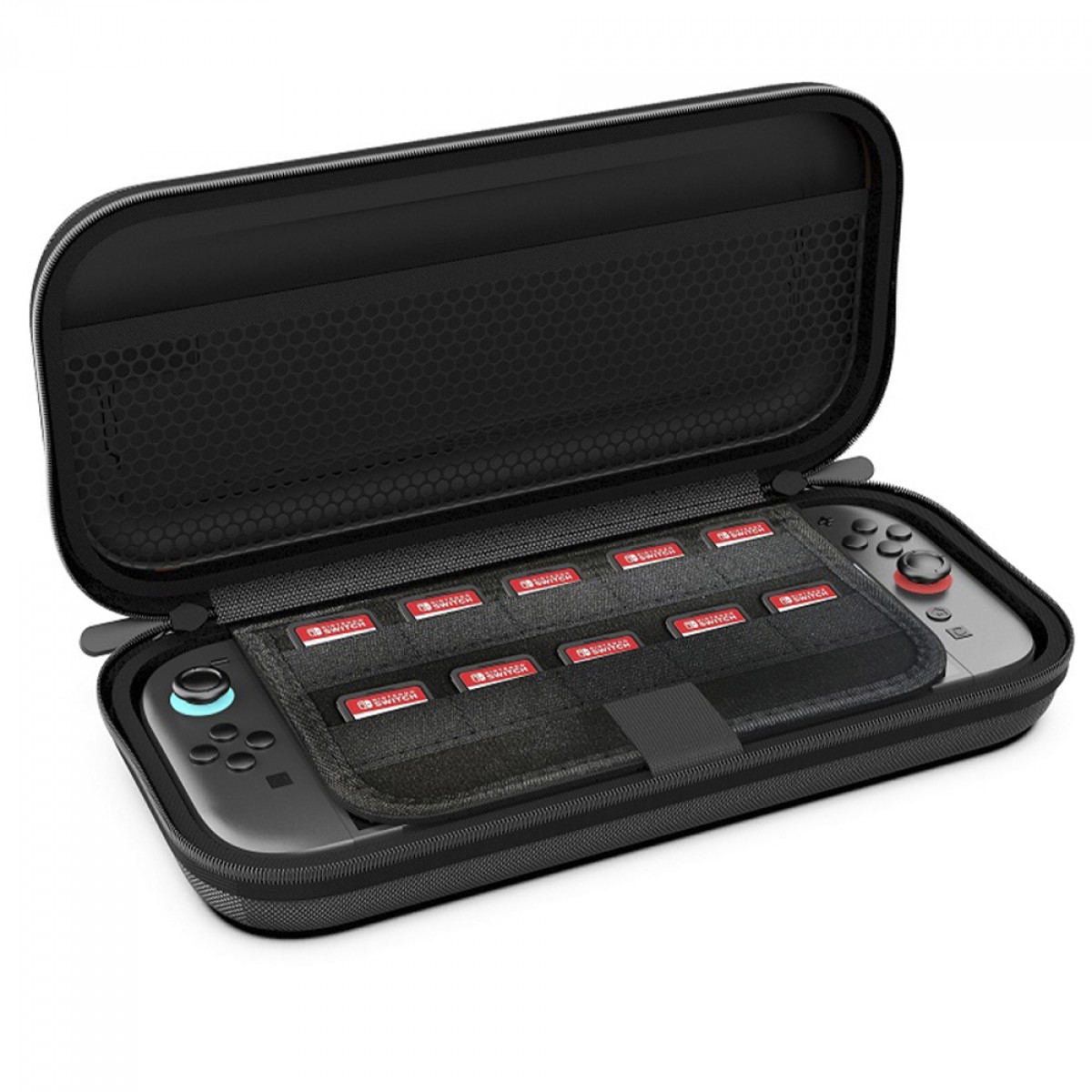Case de Transporte Ipega Para Nintendo Switch 2, Com Espaços de Acessórios, Resistente, Preto, PG-SW2003