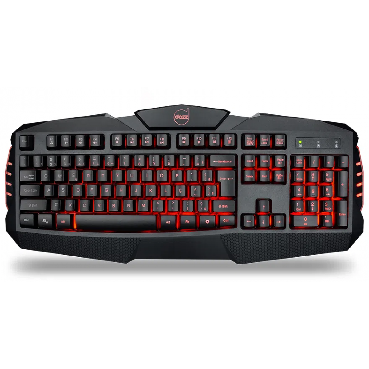 Combo Gamer Dazz Arsenal 4 em 1, Teclado, Mouse Headset e Mousepad, 625237