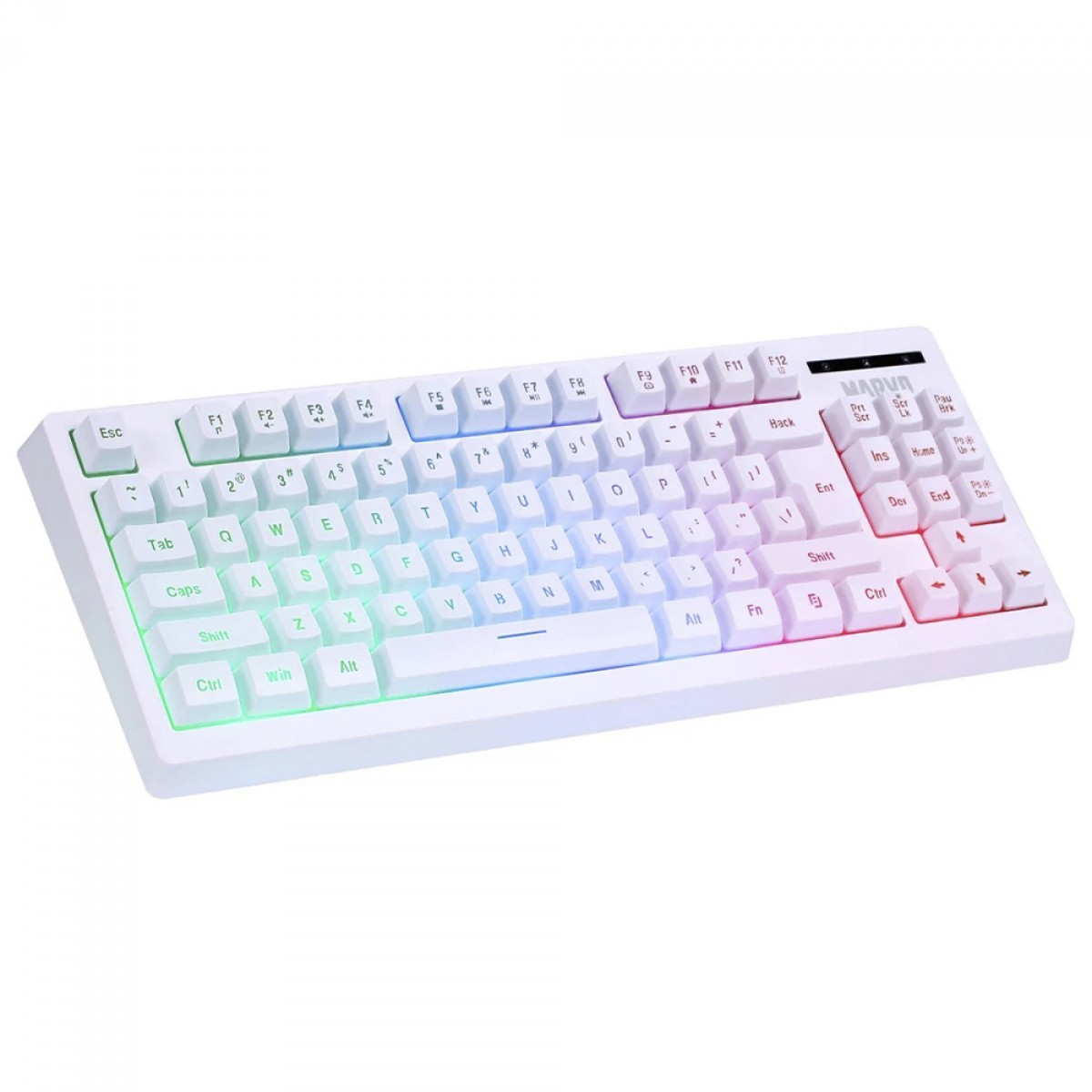 Combo Gamer Marvo CM310 3 Em 1, Teclado, Mouse e Mousepad, RGB, Branco, CM310 WH EN