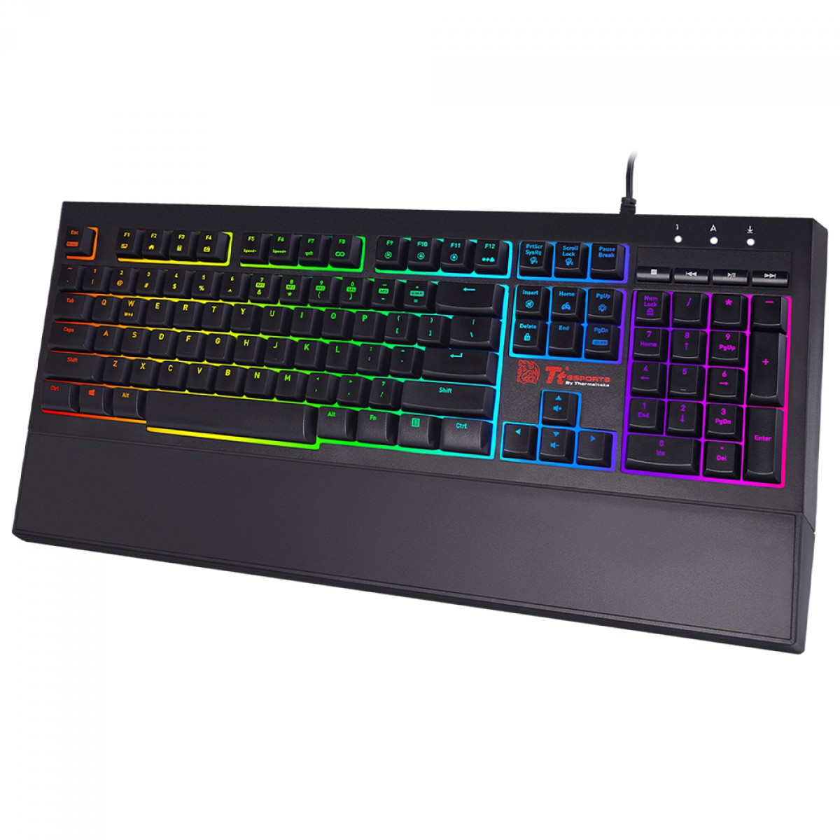 Combo Gamer Thermaltake Challenger Elite, RGB, Teclado e Mouse, Preto, CM-CEL-WLXXMB-PB