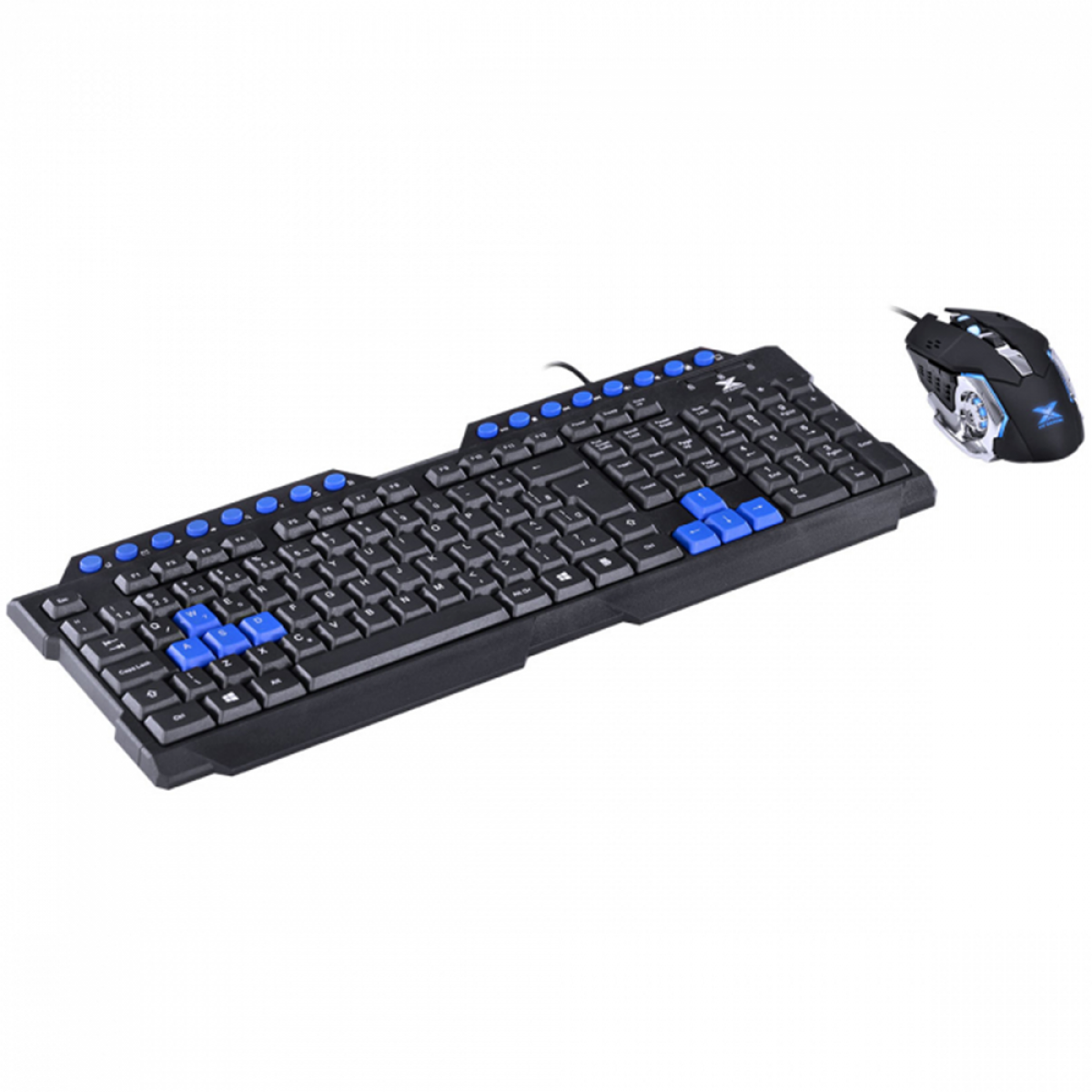 Combo Gamer Vinik Grifo, Teclado e Mouse, USB, 2400DPI, Black, VGC-01A