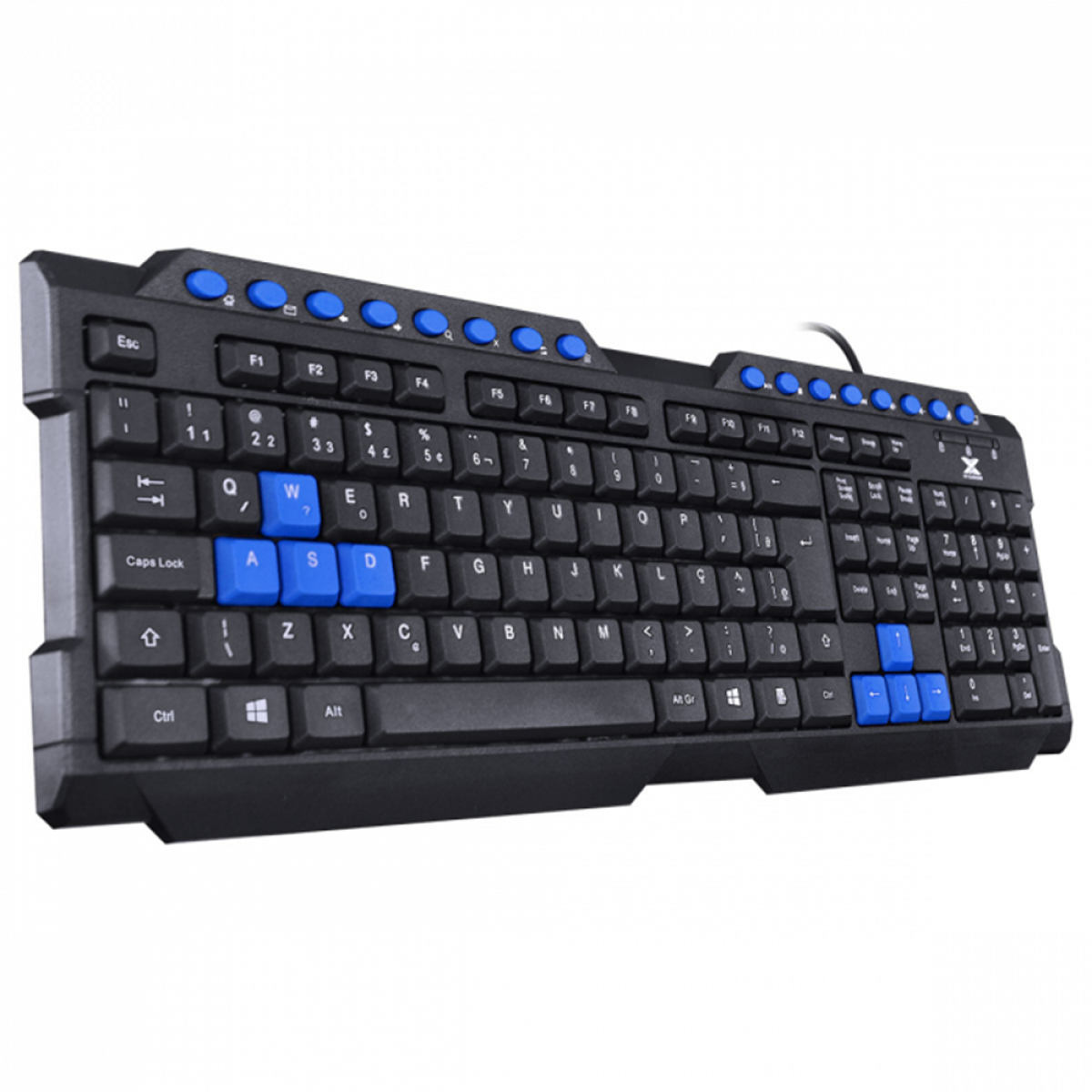 Combo Gamer Vinik Grifo, Teclado e Mouse, USB, 2400DPI, Black, VGC-01A