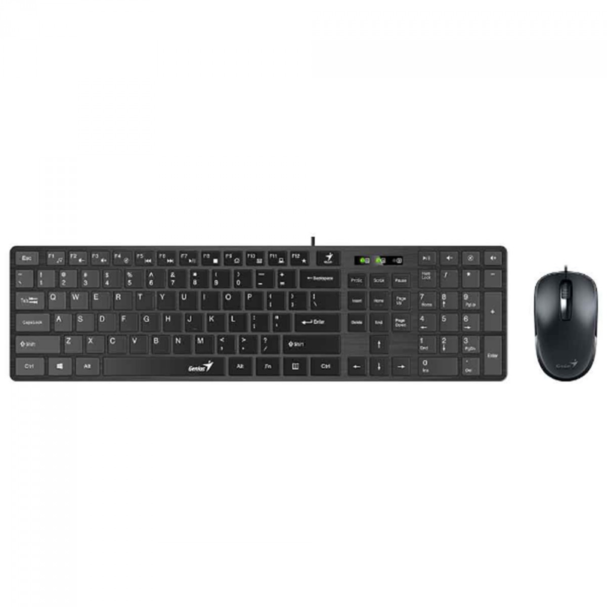 Combo Teclado e Mouse Genius SS-C126, USB, ABNT2, Preto