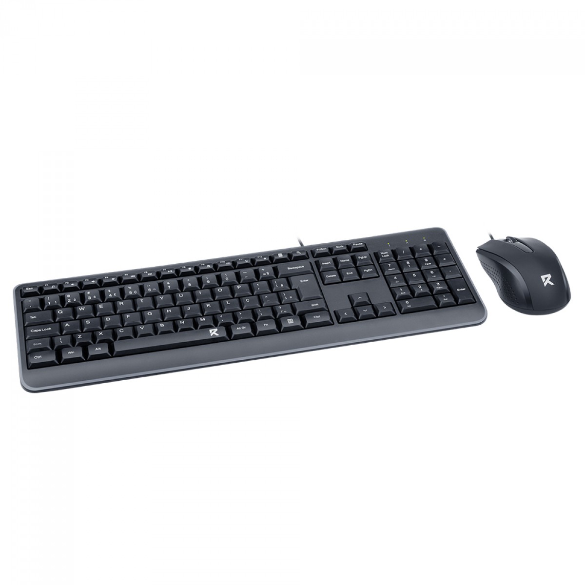 Combo Teclado e Mouse Redragon Office BS-7092, USB, 1200 DPI, Preto