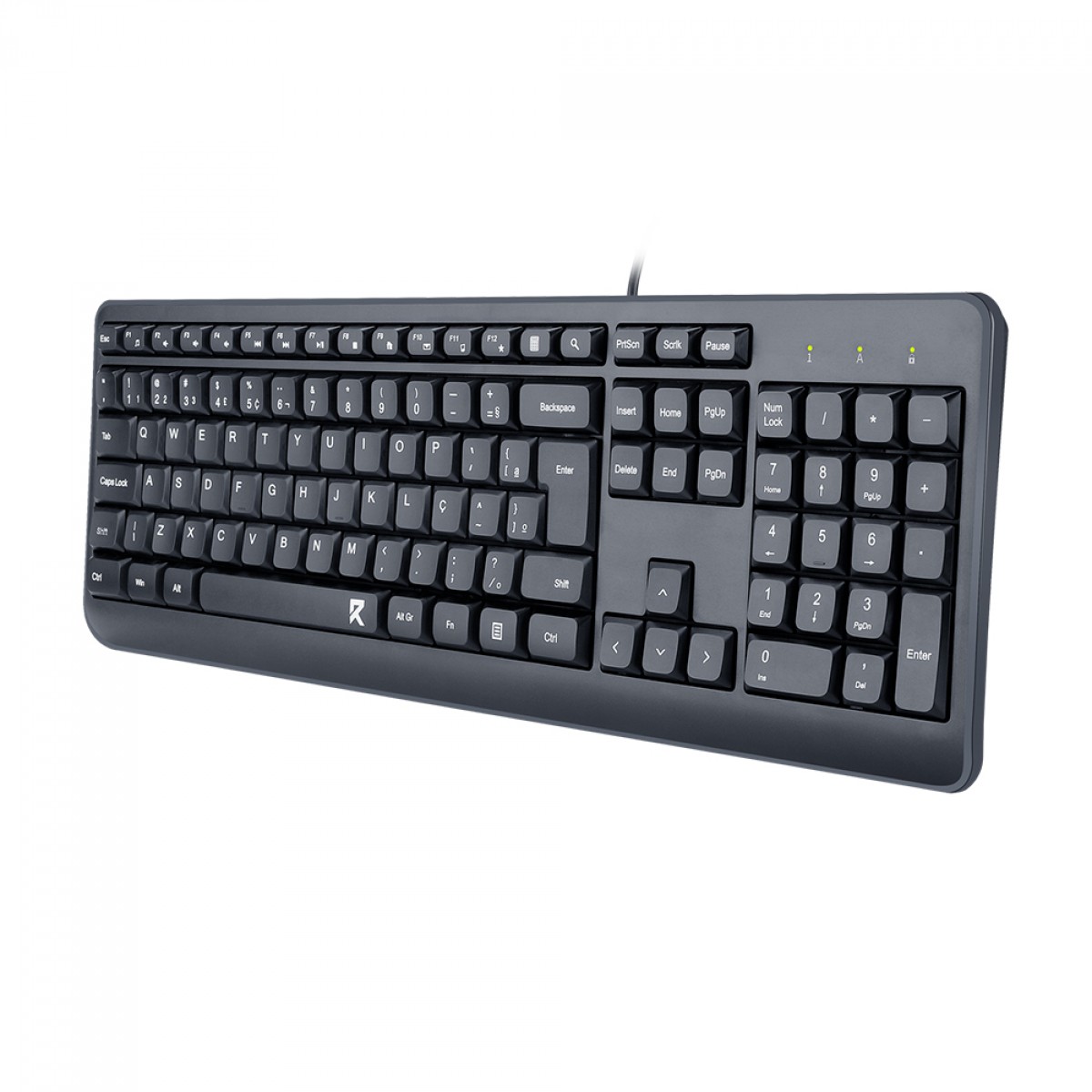 Combo Teclado e Mouse Redragon Office BS-7092, USB, 1200 DPI, Preto