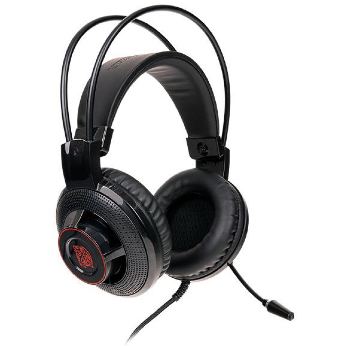 Combo Gamer Thermaltake Knucker 4 em 1, Teclado, Headset, Mouse e Mousepad, KB-GCK-PLBLPB-01