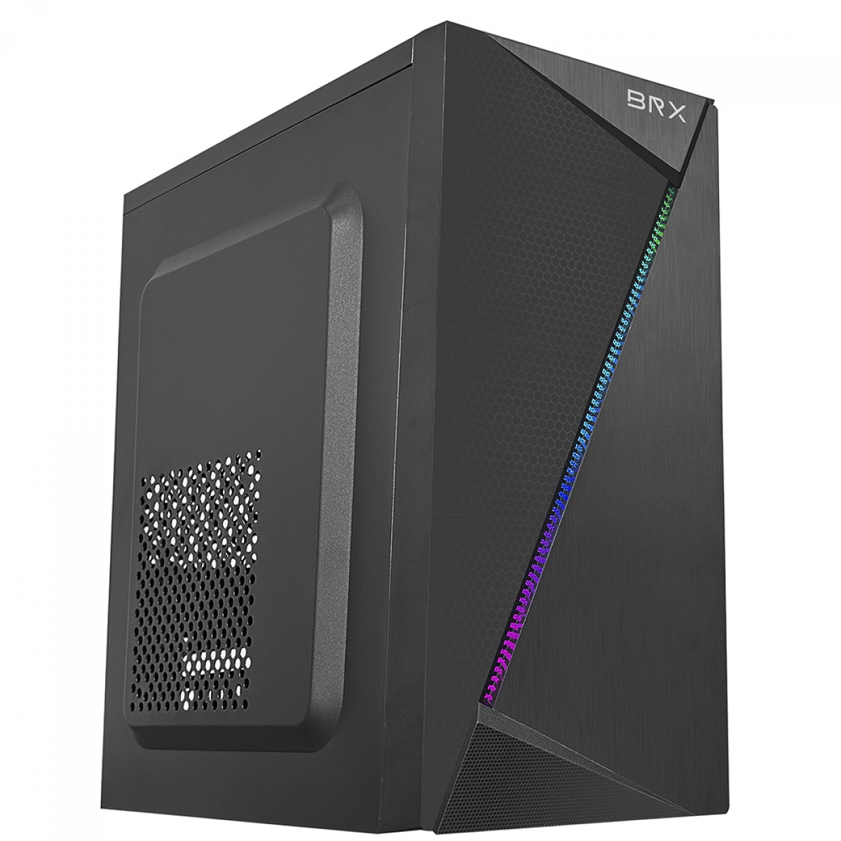 Computador BRX Intel I3 3220, B75, 8GB DDR3, SSD 240GB, Fonte 550W, Windows 10, Com Monitor + Kit Teclado e Mouse, TBPCI332208240W10M20TM