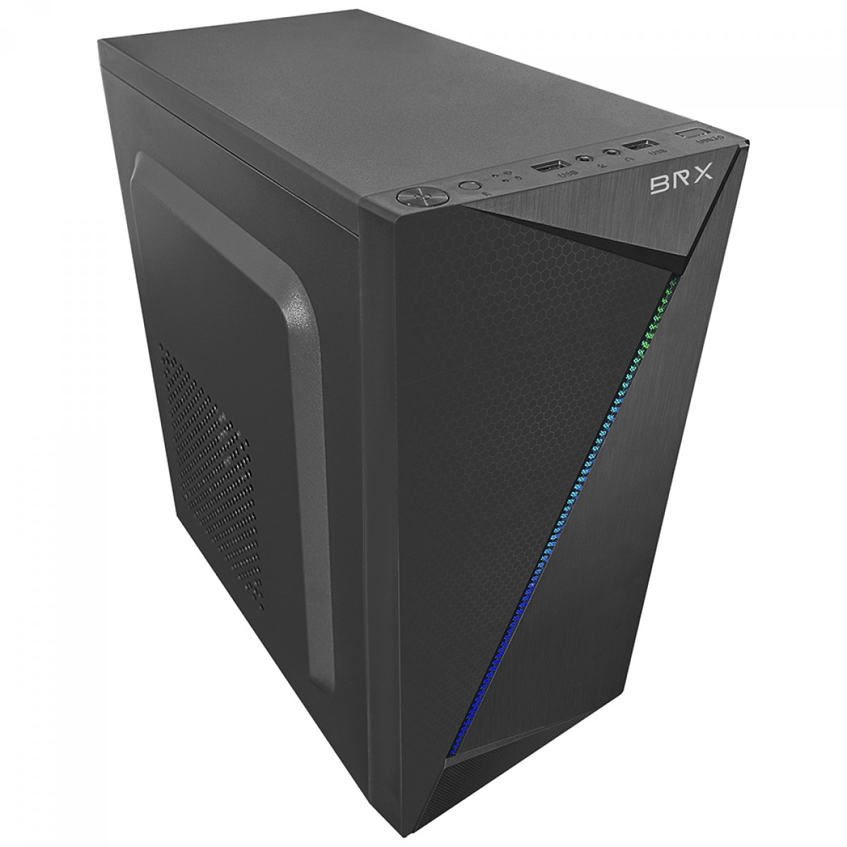 Computador BRX Intel I3 3220, B75, 8GB DDR3, SSD 240GB, Fonte 550W, Windows 10, Preto, TBPCI332208240W10