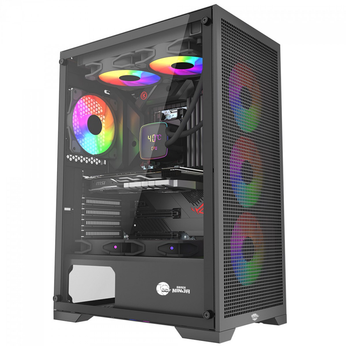 Computador T-Home Beginning AMD Ryzen 3 4100 / GeForce GT 1030 / 16GB DDR4 / SSD 512GB