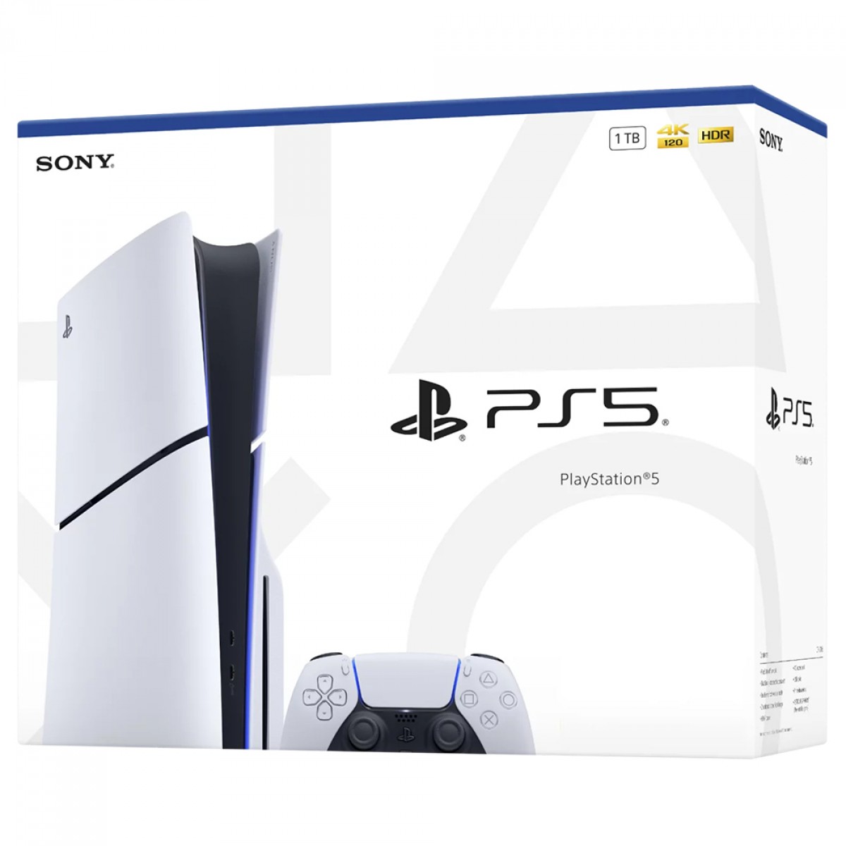 Console Playstation 5 Slim, Mídia Física, 1TB, Com 1 Controle PS5