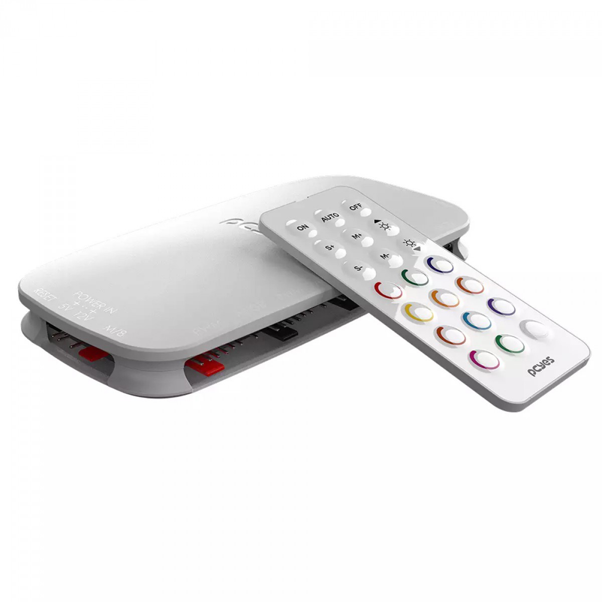 Controlador de Fan PCYES Light Core White Ghost, 9 Portas PWM+ARGB, Branco, PELC9PGBR