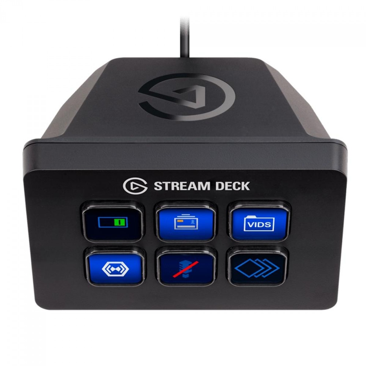 Controlador de Transmissão Stream Deck Elgato Mini, USB Integrado, 10GAI9901