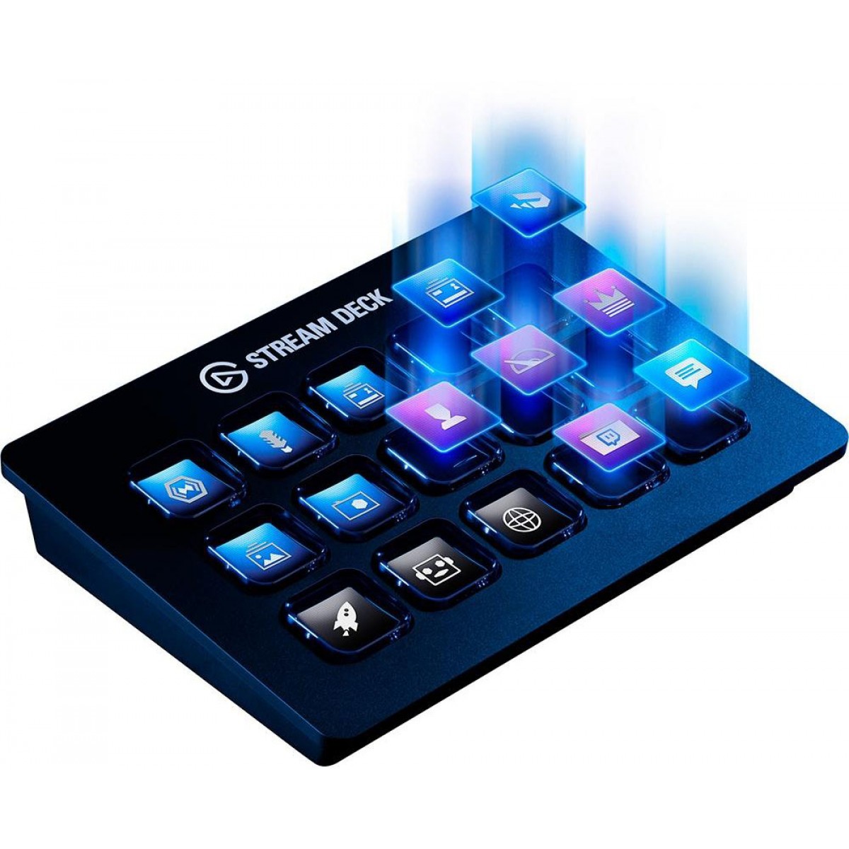 Controlador de Transmissão Stream Deck Elgato, USB Integrado, 10GAA9901