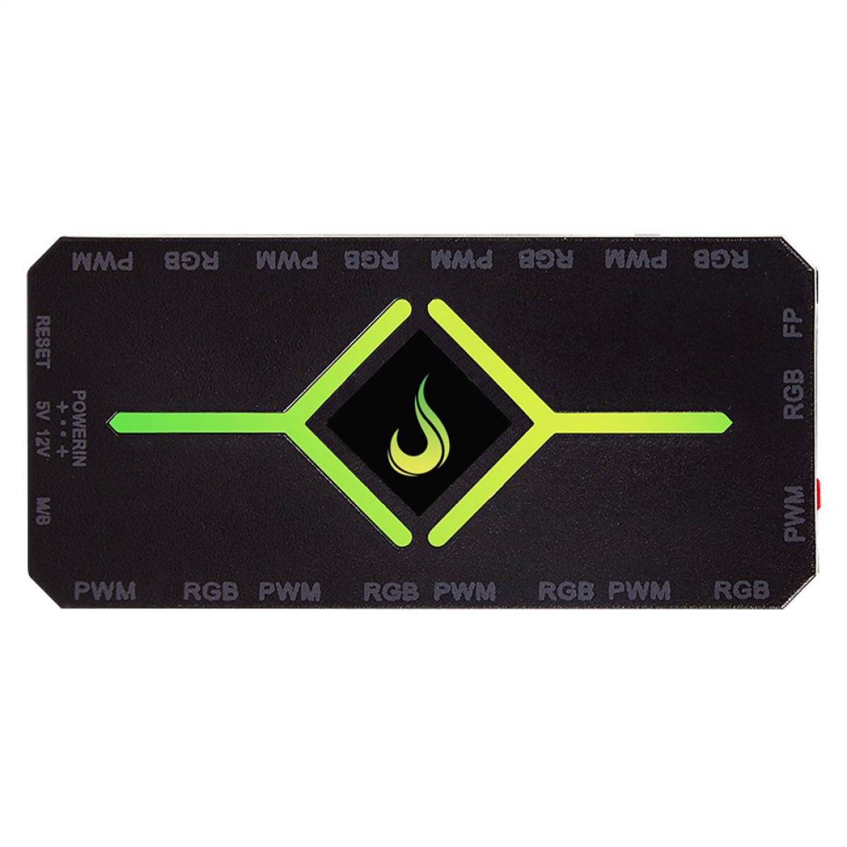 Controladora Rise Mode, RGB, PWM, 4 Pin, 9 Fans, Preto, RM-COPW-RGB