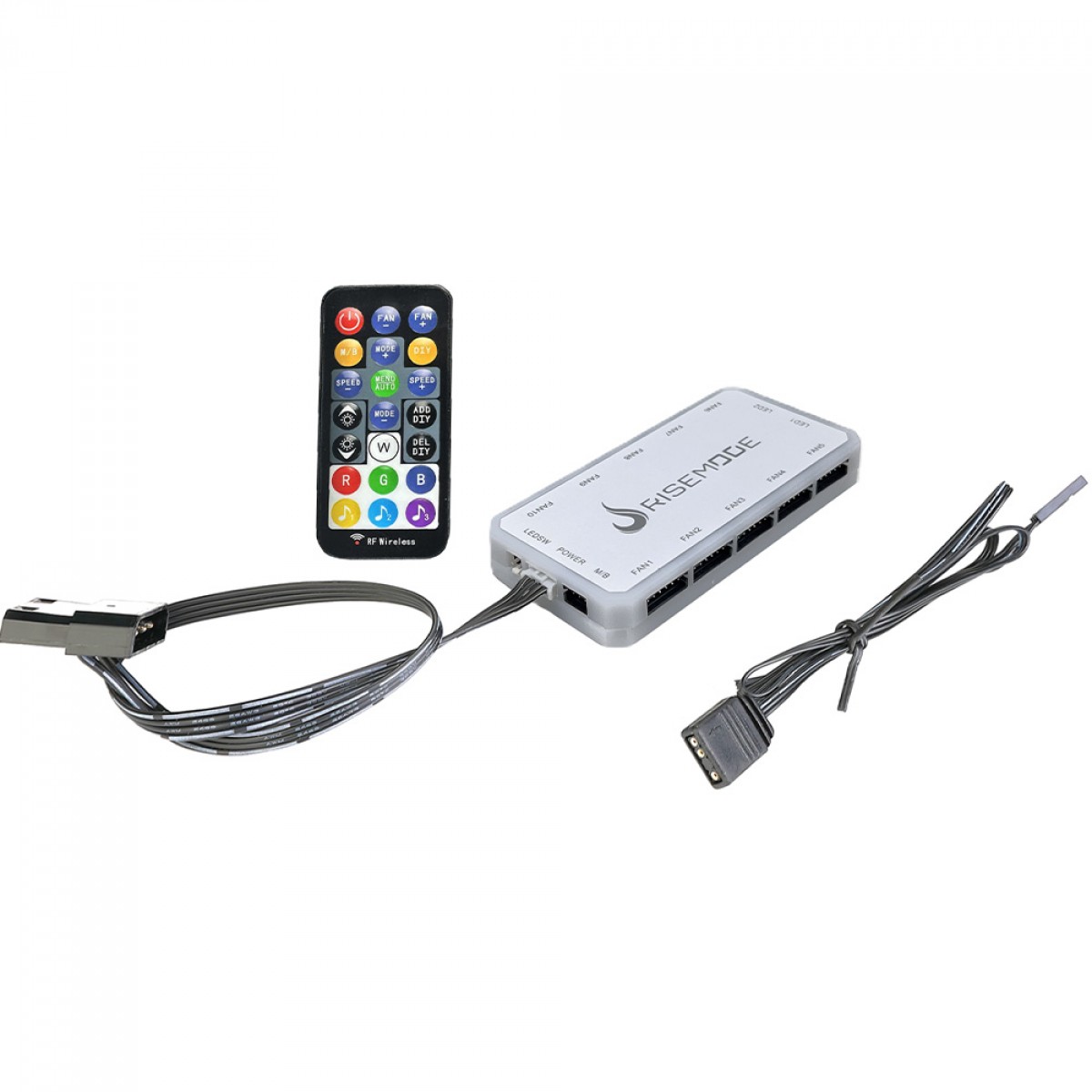 Controladora Rise Mode Sond, ARGB, 6Pin, 10 Fans, RM-COS-ARGB