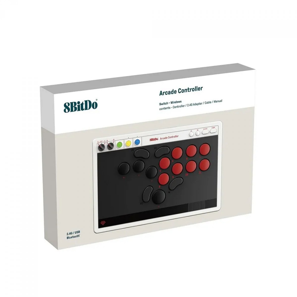Controle 8BitDo Arcade Controller, Wireless, Bluetooth, 80FG01