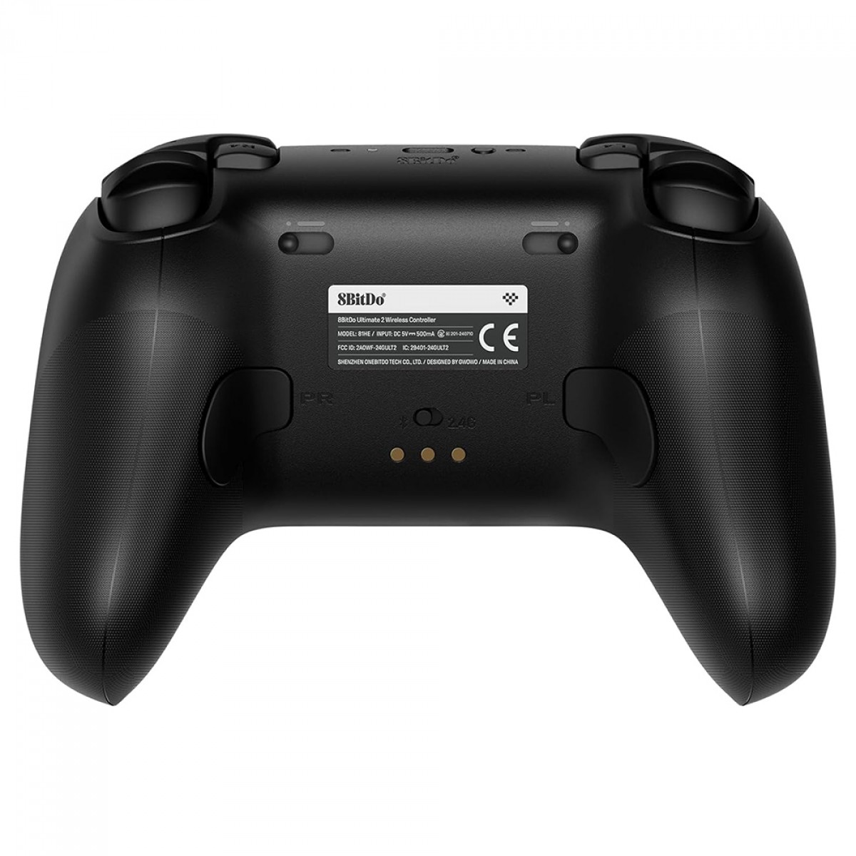 Controle Gamer 8BitDo Ultimate 2, RGB, Wireless, Bluetooth, Windows/Android/iOS, Hall Effect, Preto, 81HE02