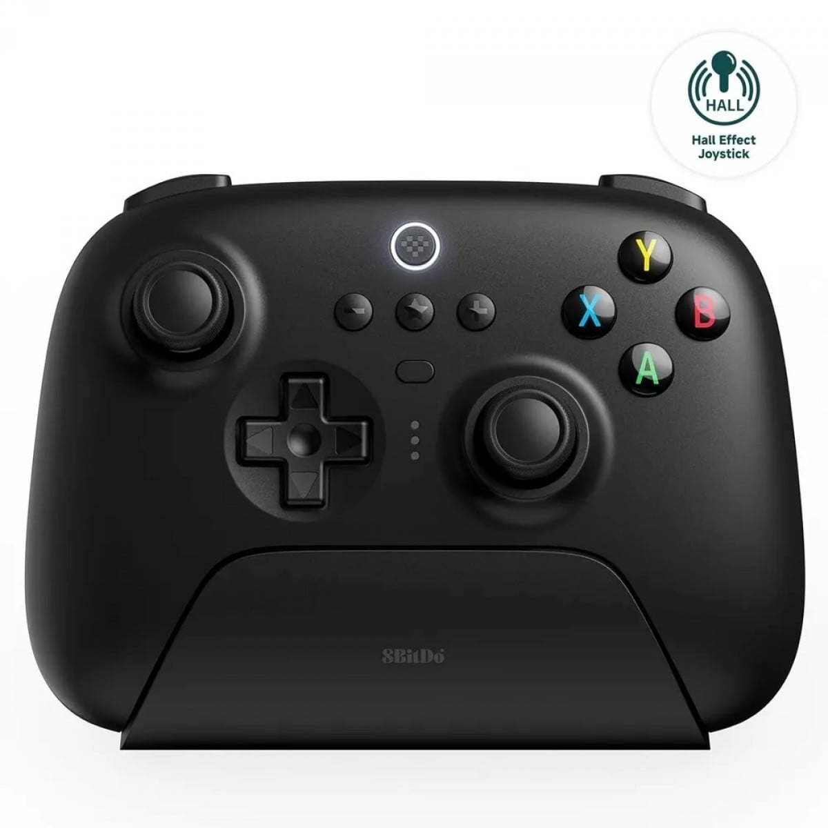 Controle Gamer 8BitDo Ultimate 2.4G Wireless, Windows, Android, Apple, SteamOS, Hall Effect, Preto, 81HA08