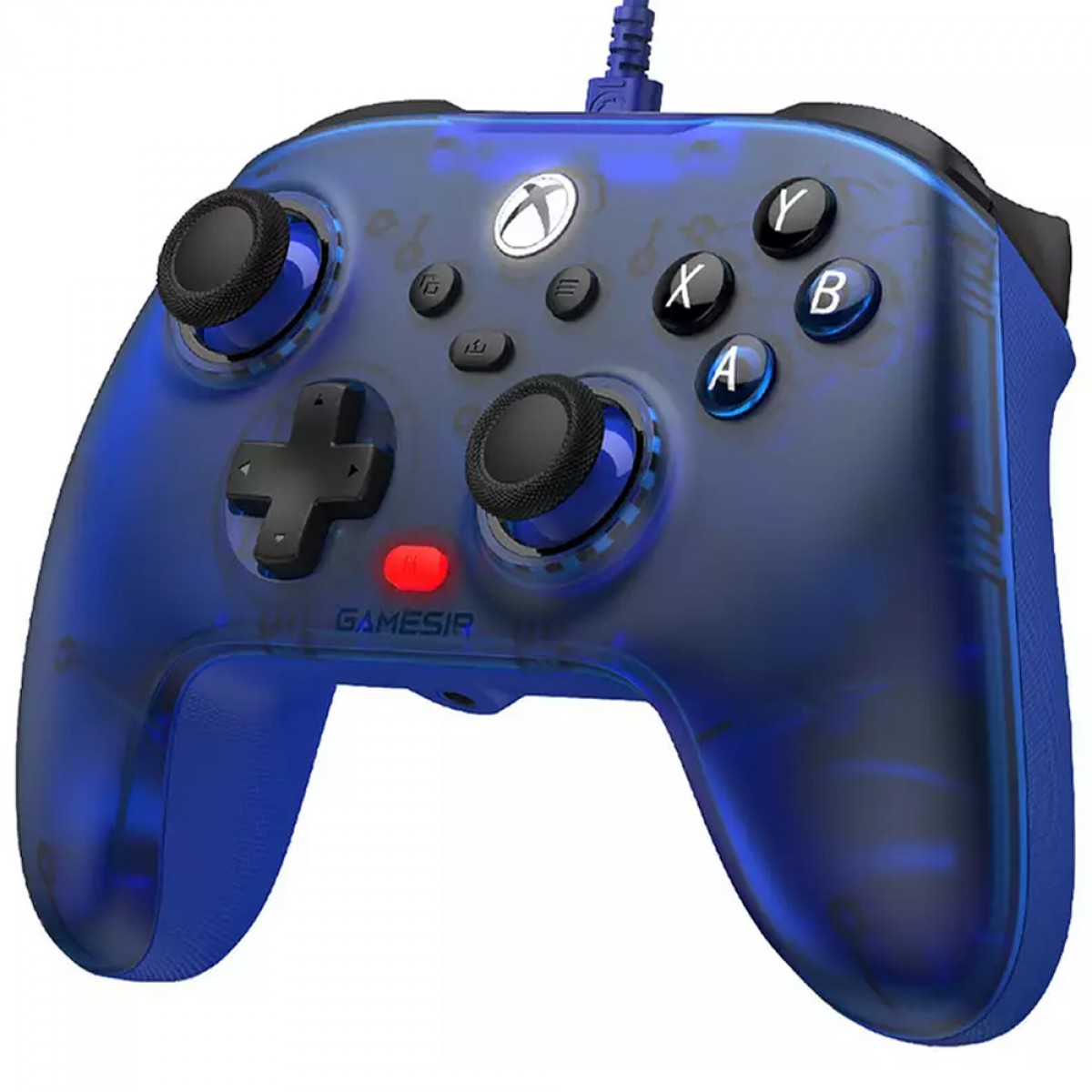 Controle Gamer GameSir T7 Saphire Blue, USB, Para Xbox/PC, Hall Effect, Licenciado Microsoft, Azul