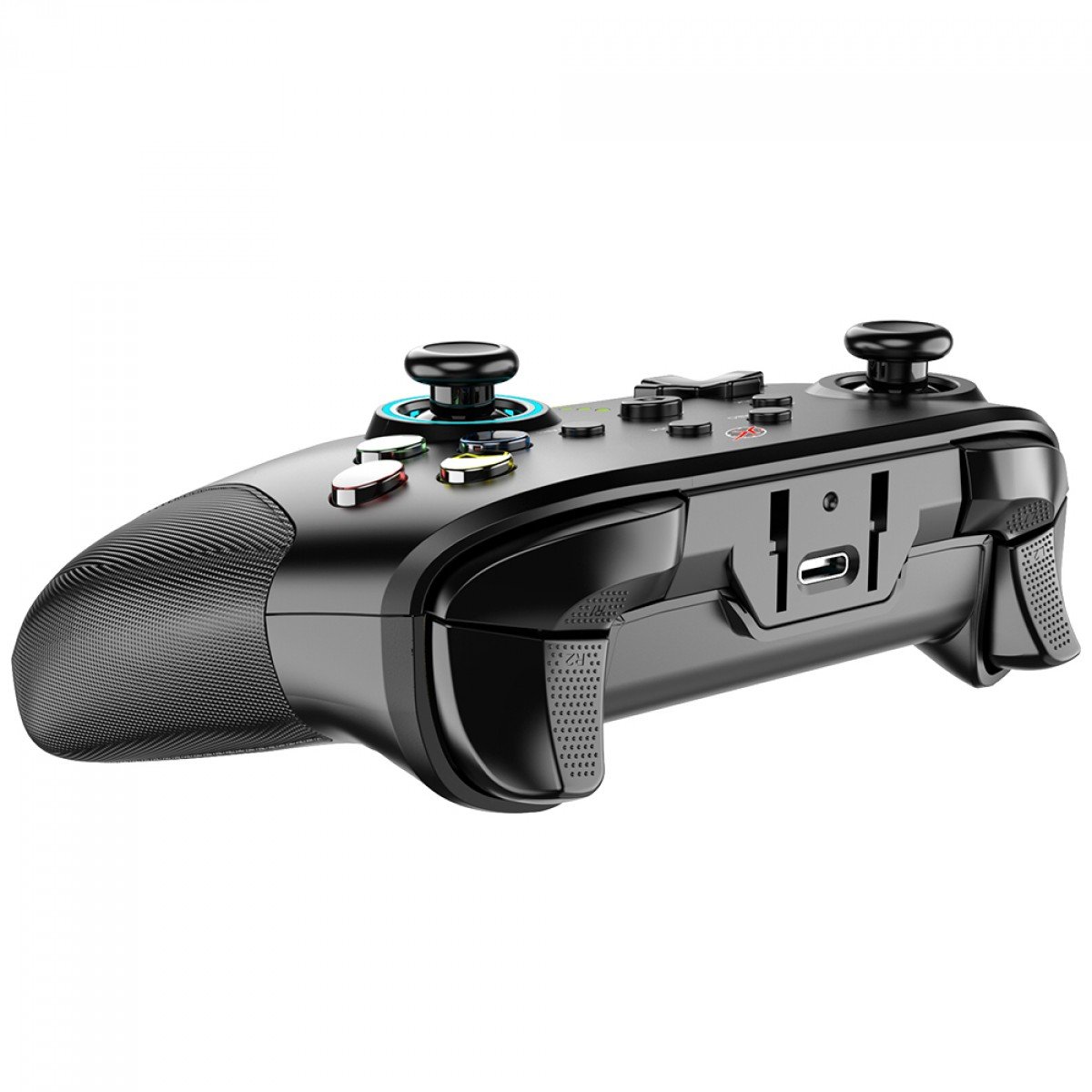 Controle Gamer Kalkan Tyr, RGB, Bluetooth, PC/Android/iOS, Preto, KLK00004