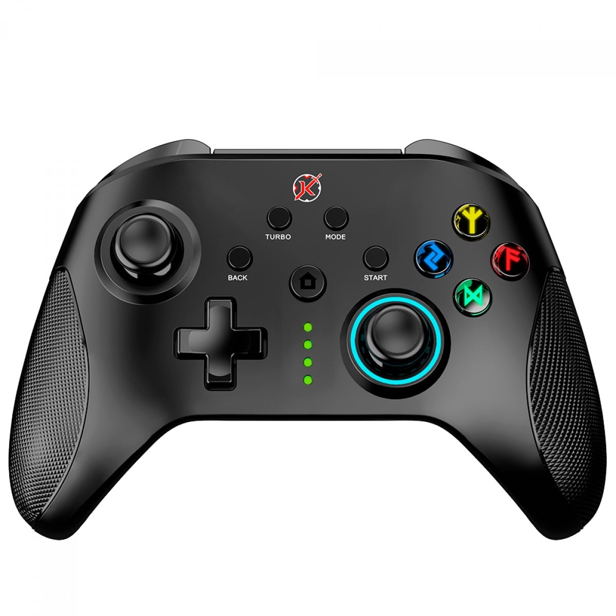 Controle Gamer Kalkan Tyr, RGB, Bluetooth, PC/Android/iOS, Preto, KLK00004